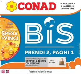 Anteprima del volantino Conad volantino Brembate di Sopra valido a partire dal 07/10/2026
