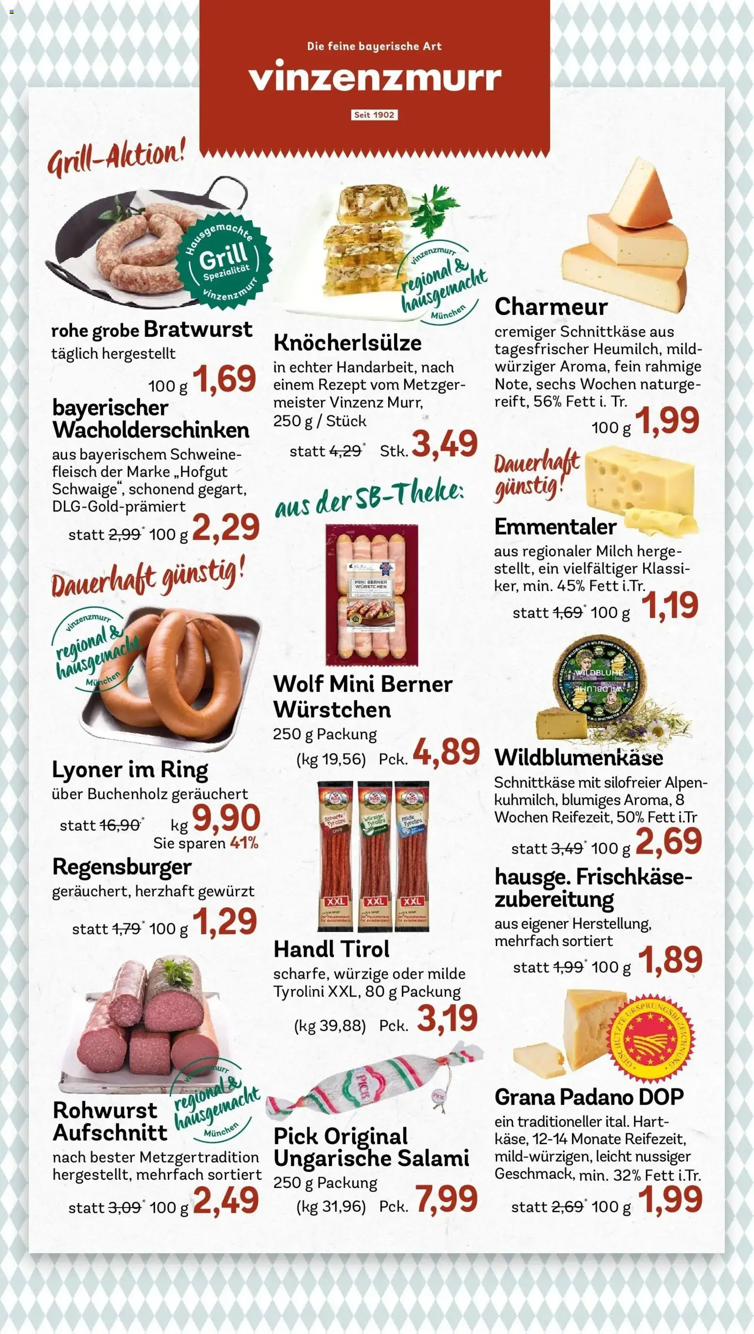 REWE Prospekt ab 04.05.2026 zum Blättern » Angebote | Seite: 13 | Produkte: Milch, Bratwurst, Schweinefleisch, Fleisch