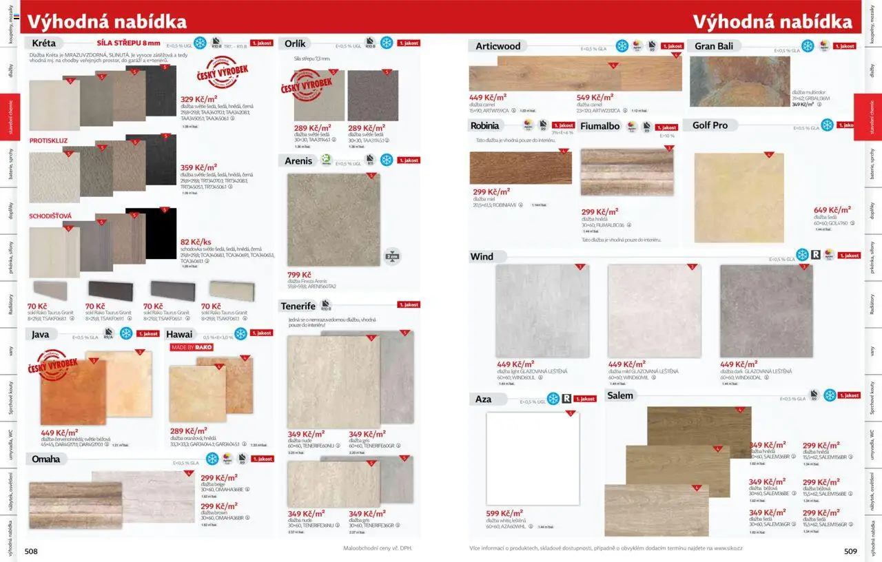 Siko koupelny katalog Koupelny 2025/2026 od 14.10.2025 | Strana: 258 | Produkty: Osvětlení, Dlažba, Wc