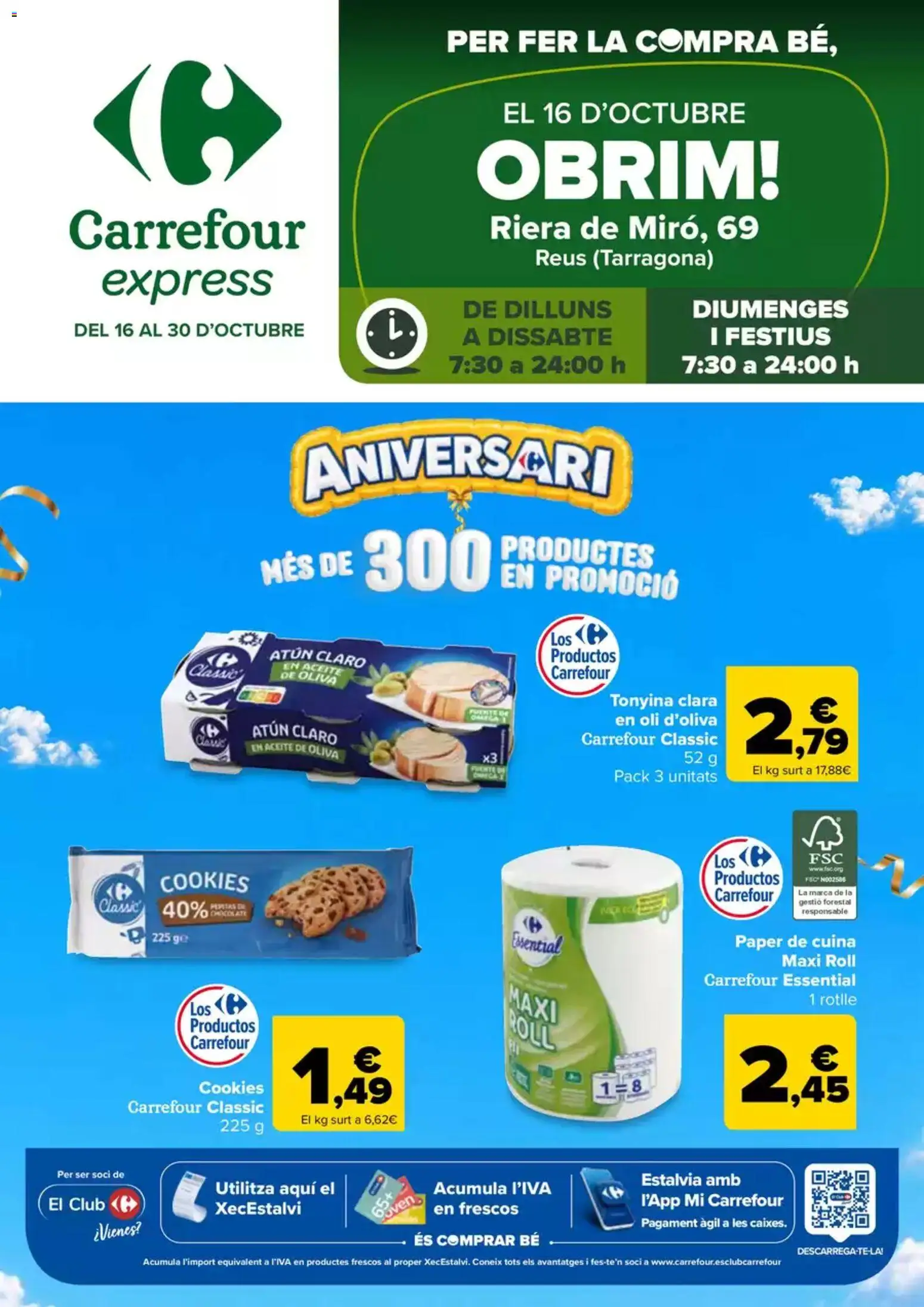 Carrefour Express folleto │ válido desde el 16/10/2026 | Página: 1