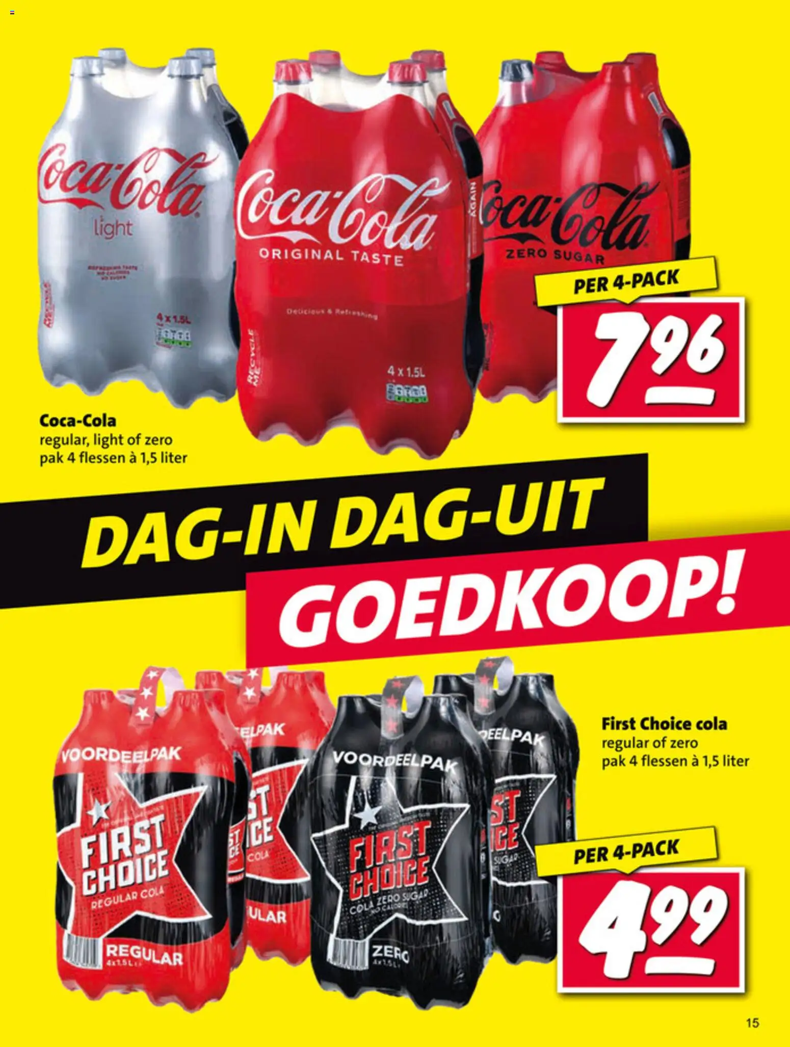 {H1} | Pagina: 15 | Producten: Coca Cola