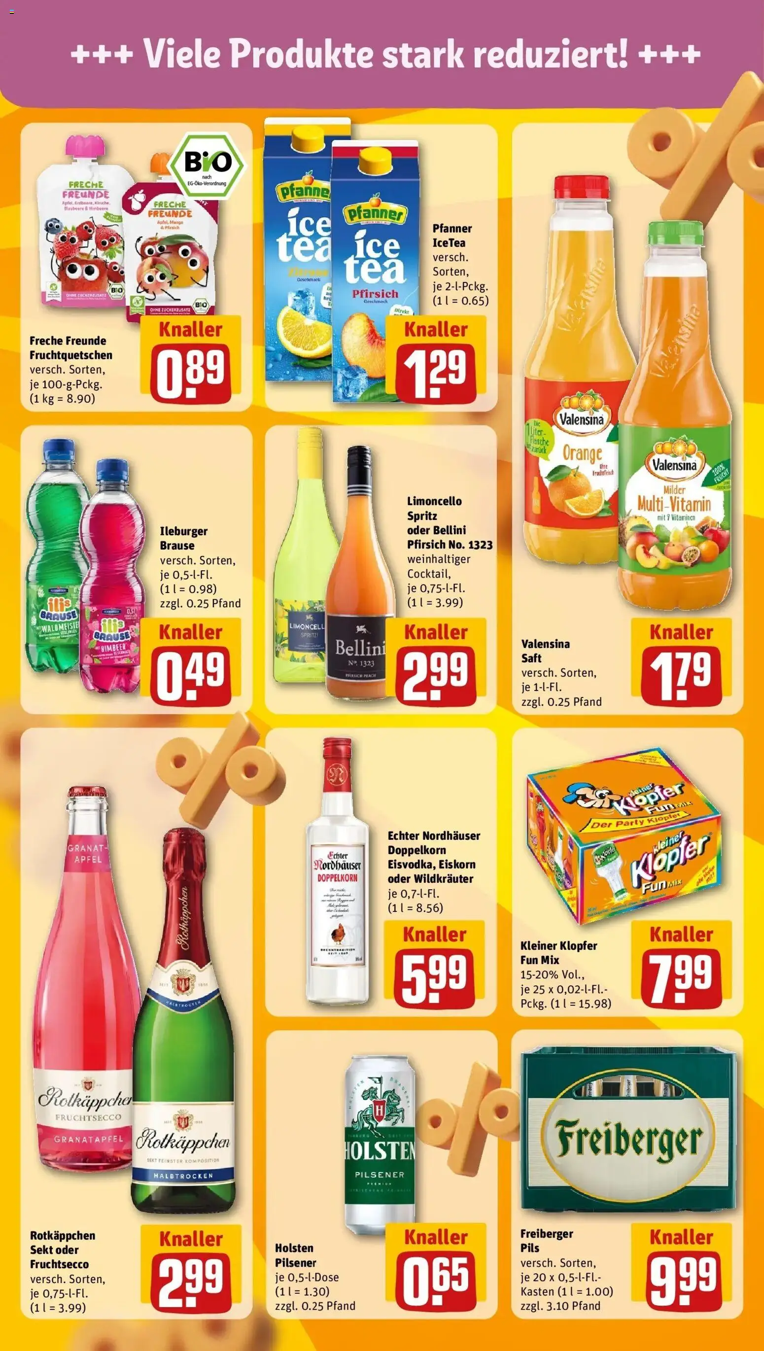 Rewe Prospekt Erfurt – gültig ab 01.06.2026 | Seite: 15 | Produkte: Pils, Mango, Pfirsich, Saft