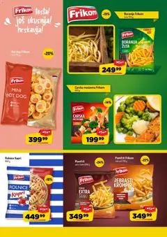 Pomfrit Frikom, Pomfrit rebrasti 750 g - pregled Aman kataloga - važi od 28.09.2026 | Strana: 16 | Proizvode: Boranija, Krompir, Pomfrit, Hot dog