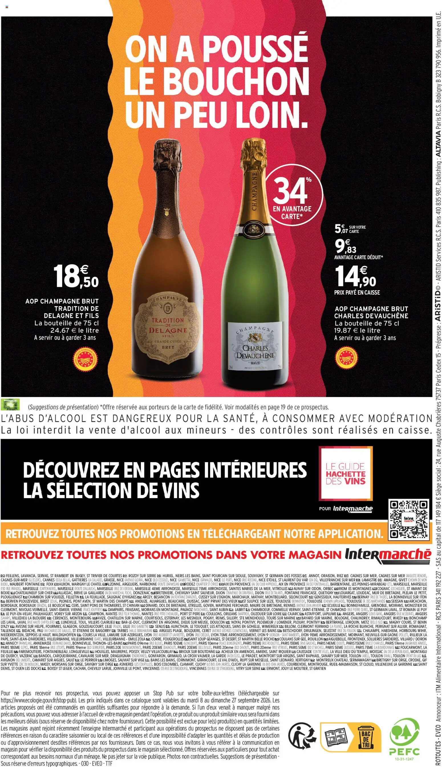{H1} | Page: 20 | Produits: Champagne brut, Cognac, Brut champagne, Bouteille
