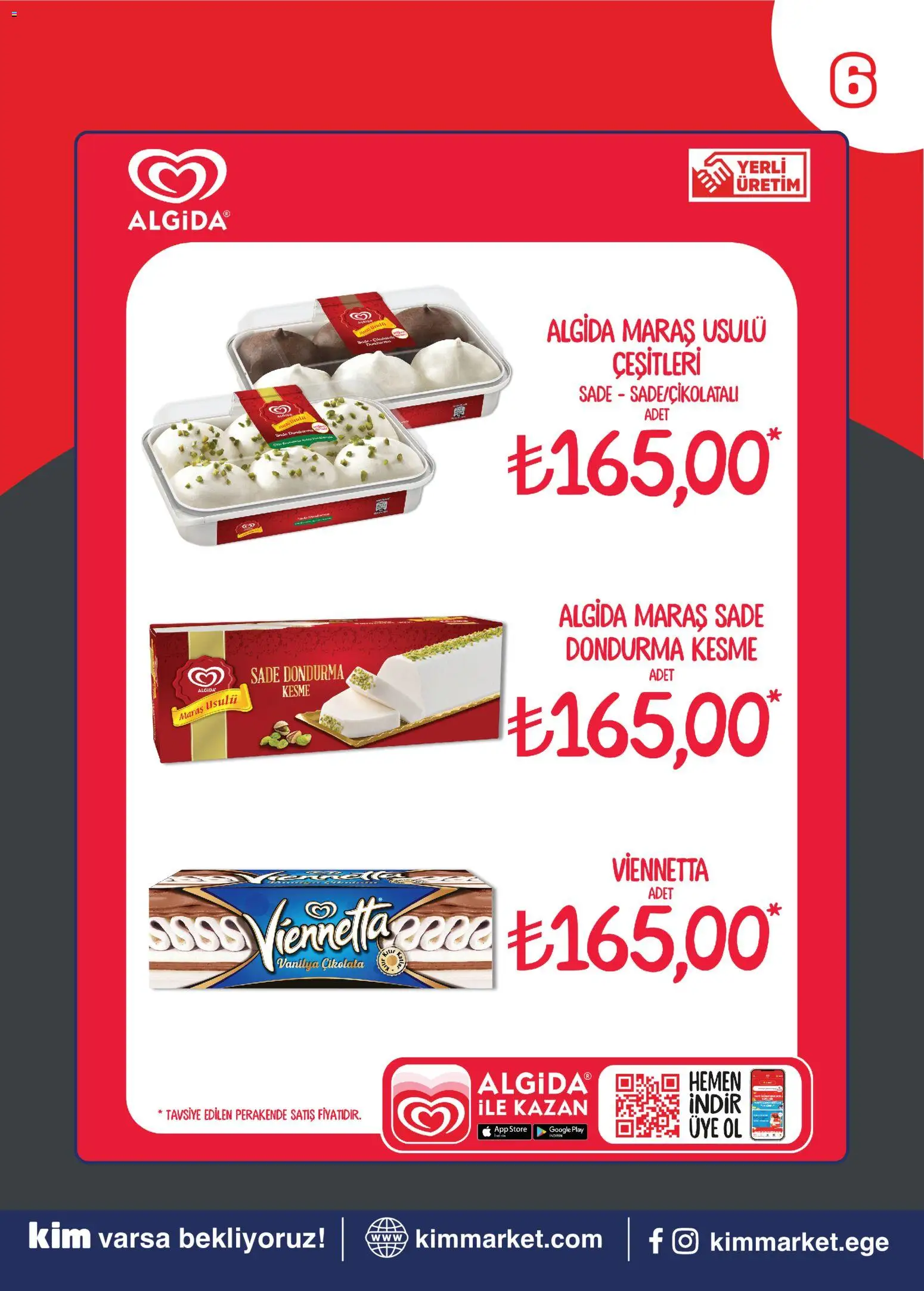 Kim Market Katalog - 09 Eylül 2026 tarihinden itibaren geçerlidir | Sayfa: 6 | Ürünler: Dondurma