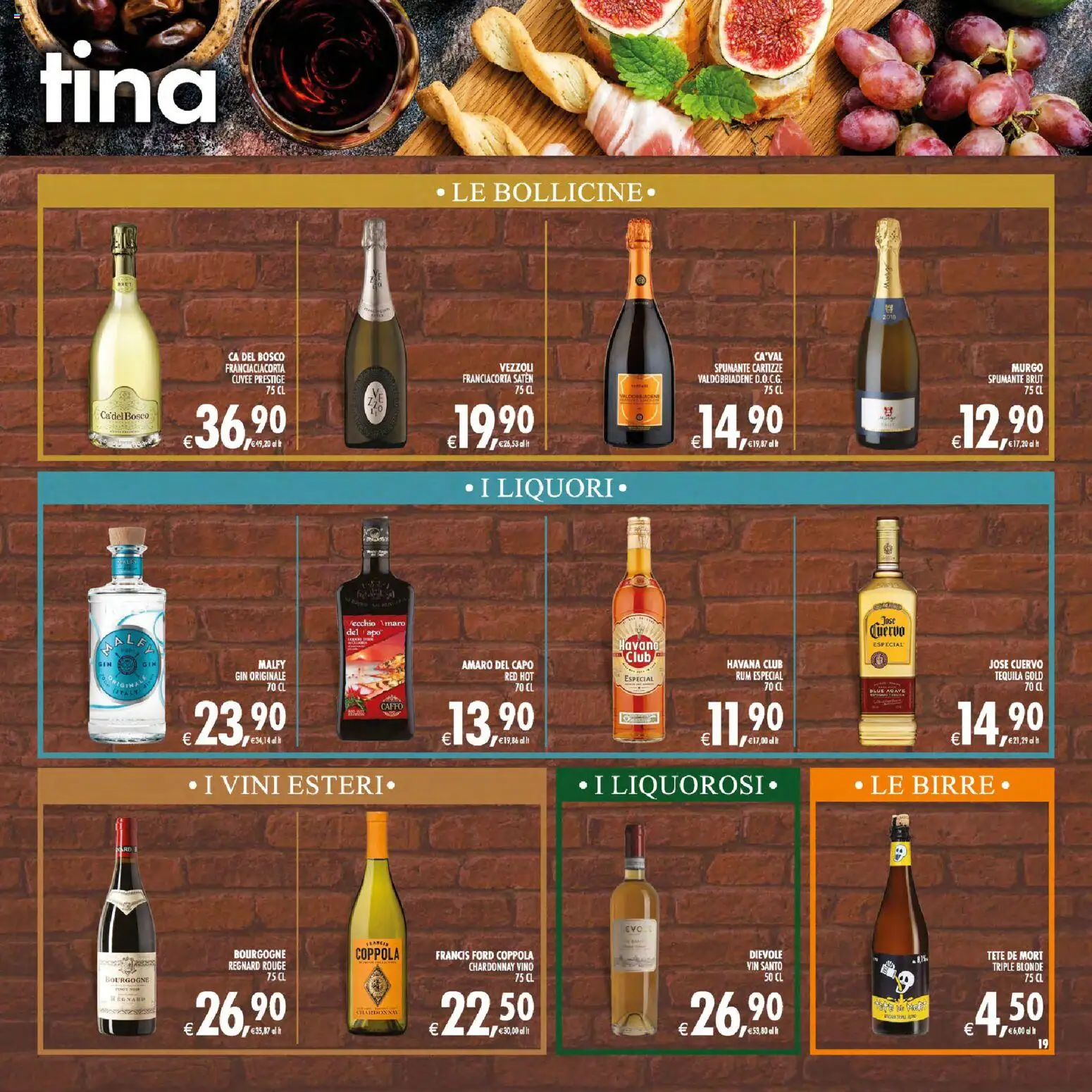 Volantino Decò del 30/06/2026 | Pagina: 19 | Prodotti: Vino, Rum, Tequila, Amaro