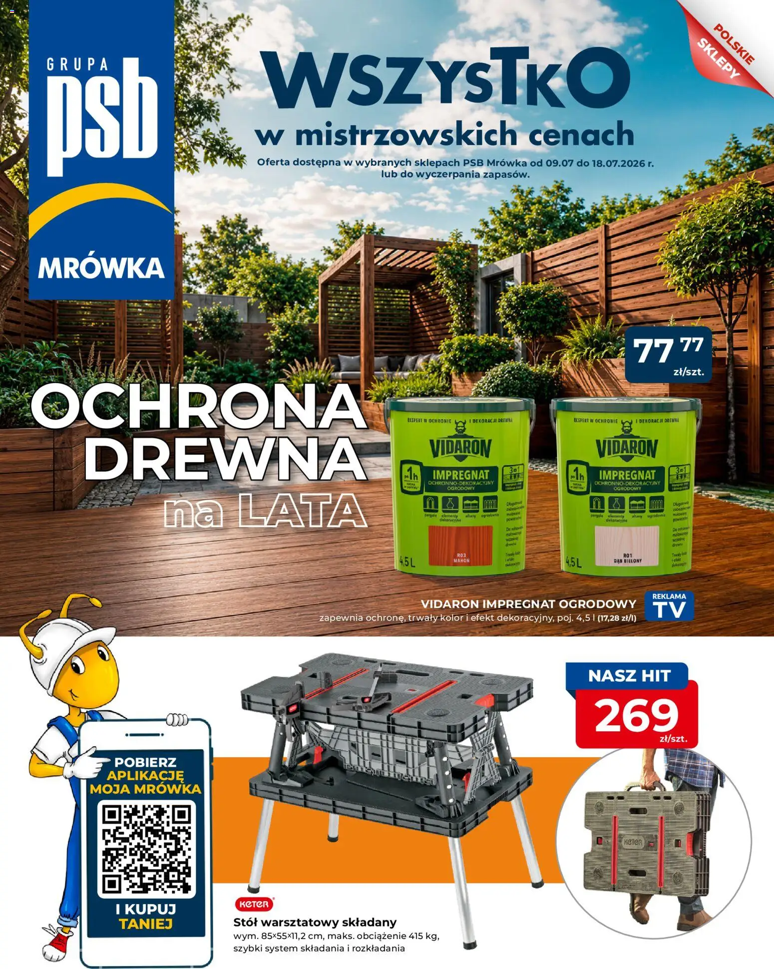 Mrówka gazetka - Rypin od 09.07.2026 | Strona: 1 | Produkty: Stół