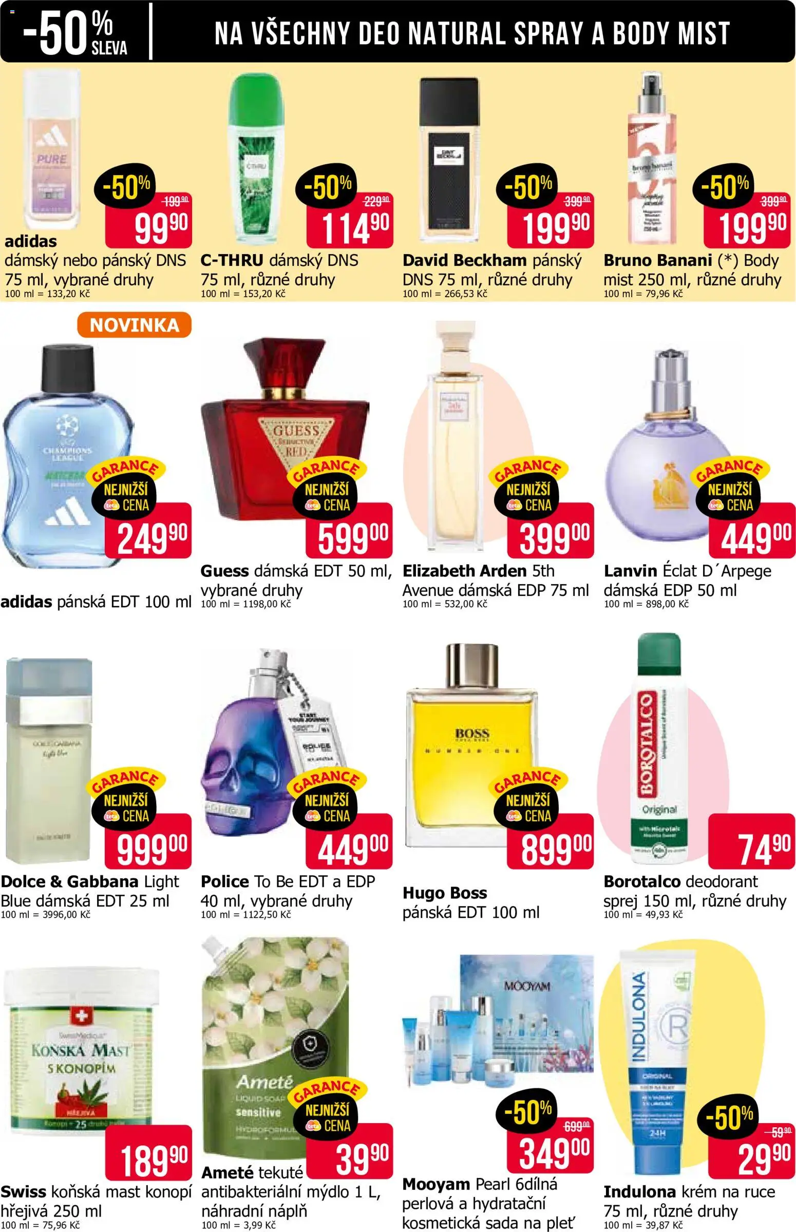 TETA Drogerie leták od 21.10.2026 | Strana: 9 | Produkty: Mýdlo, Deodorant, Borotalco, Bruno Banani