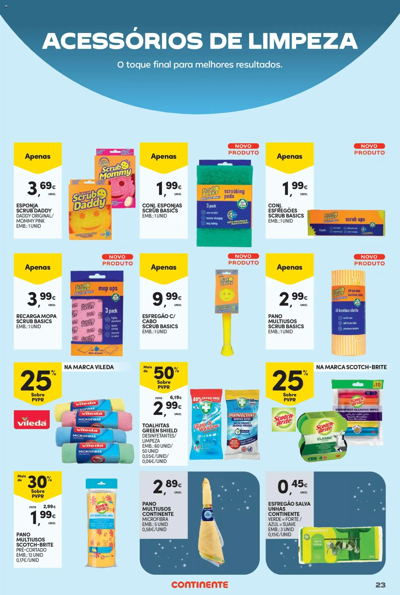 Continente Limpeza do Lar: Preços sempre baixos │ válido de 12.05.2026 | Página: 23