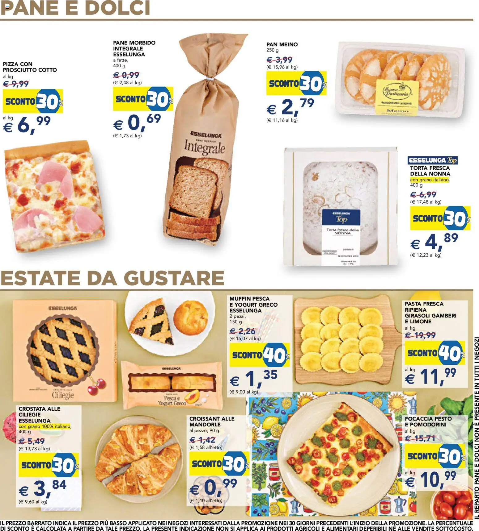 Volantino Esselunga S del 18.06.2026 | Pagina: 15 | Prodotti: Pomodorini, Top, Prosciutto, Pasta