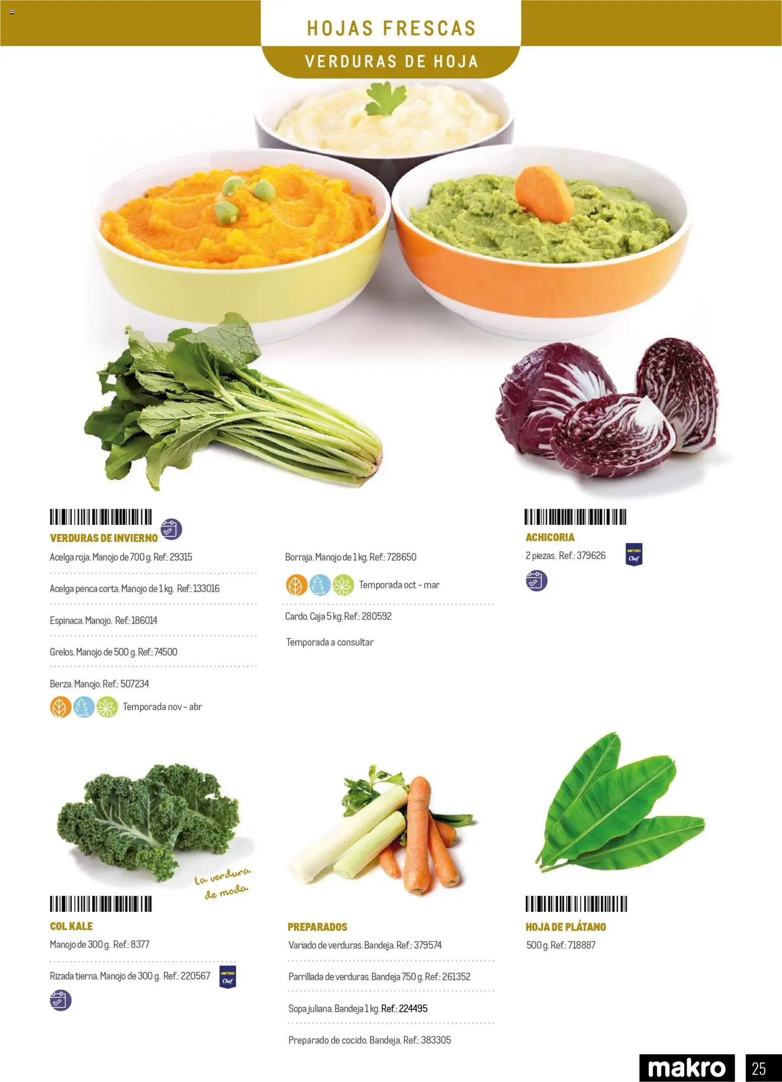 Makro - Especial Frutas y Verduras Península │ válido desde el 05.01.2026 | Página: 25 | Productos: Σφουγγαρίστρα, Bandeja, Caja