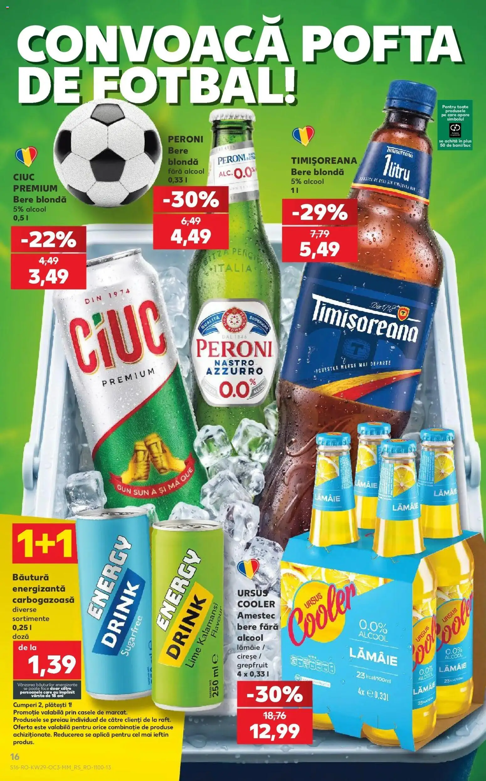 Noul catalog Kaufland – valabil de la 15.07.2026 | Pagină: 16 | Produse: Lime, Premium, Aplică, Amestec