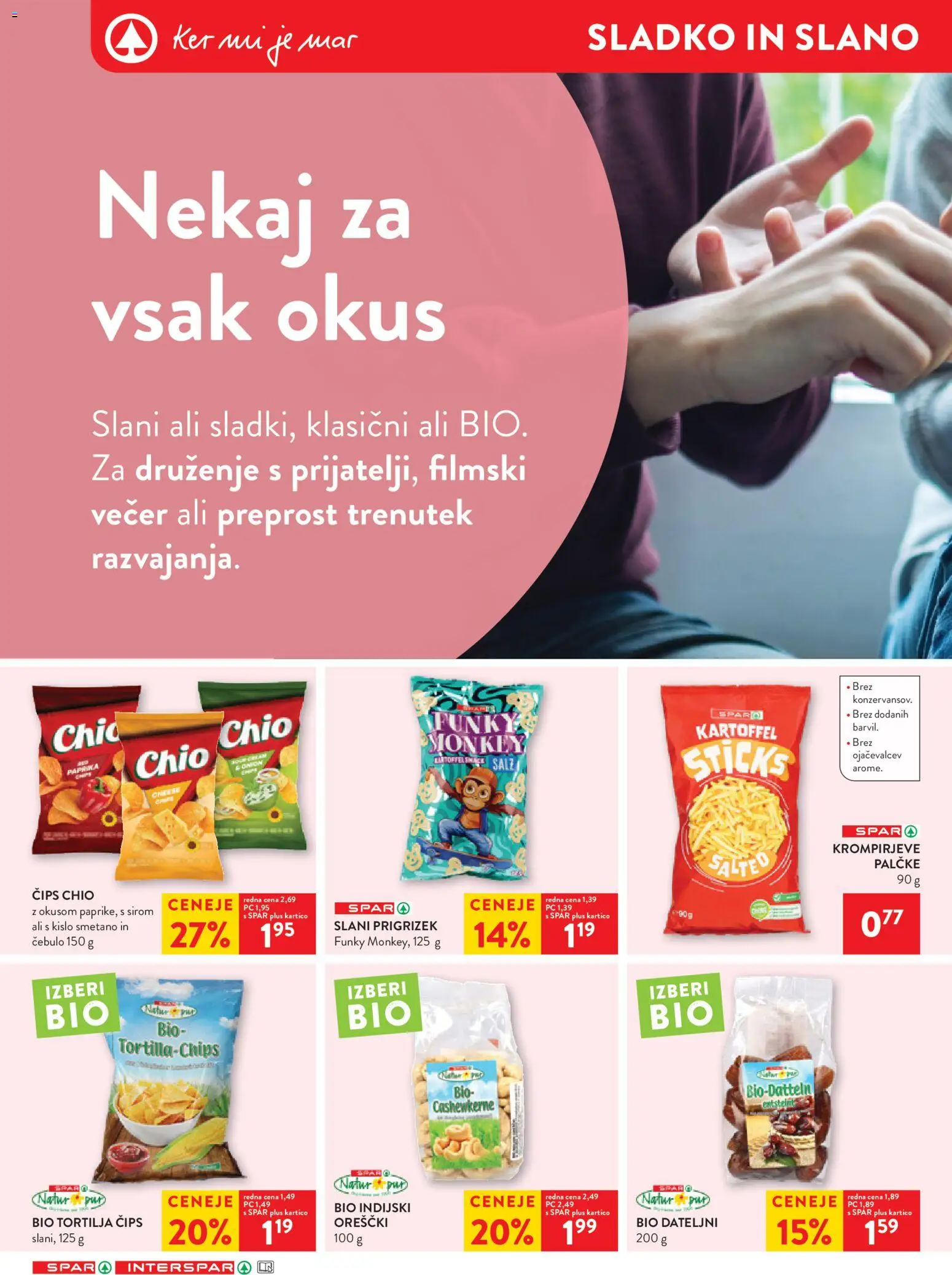 Novi Spar katalog ponudbe – veljaven od 02.09.2026 | Stran: 30 | Izdelki: Paprika, Cips, Orescki