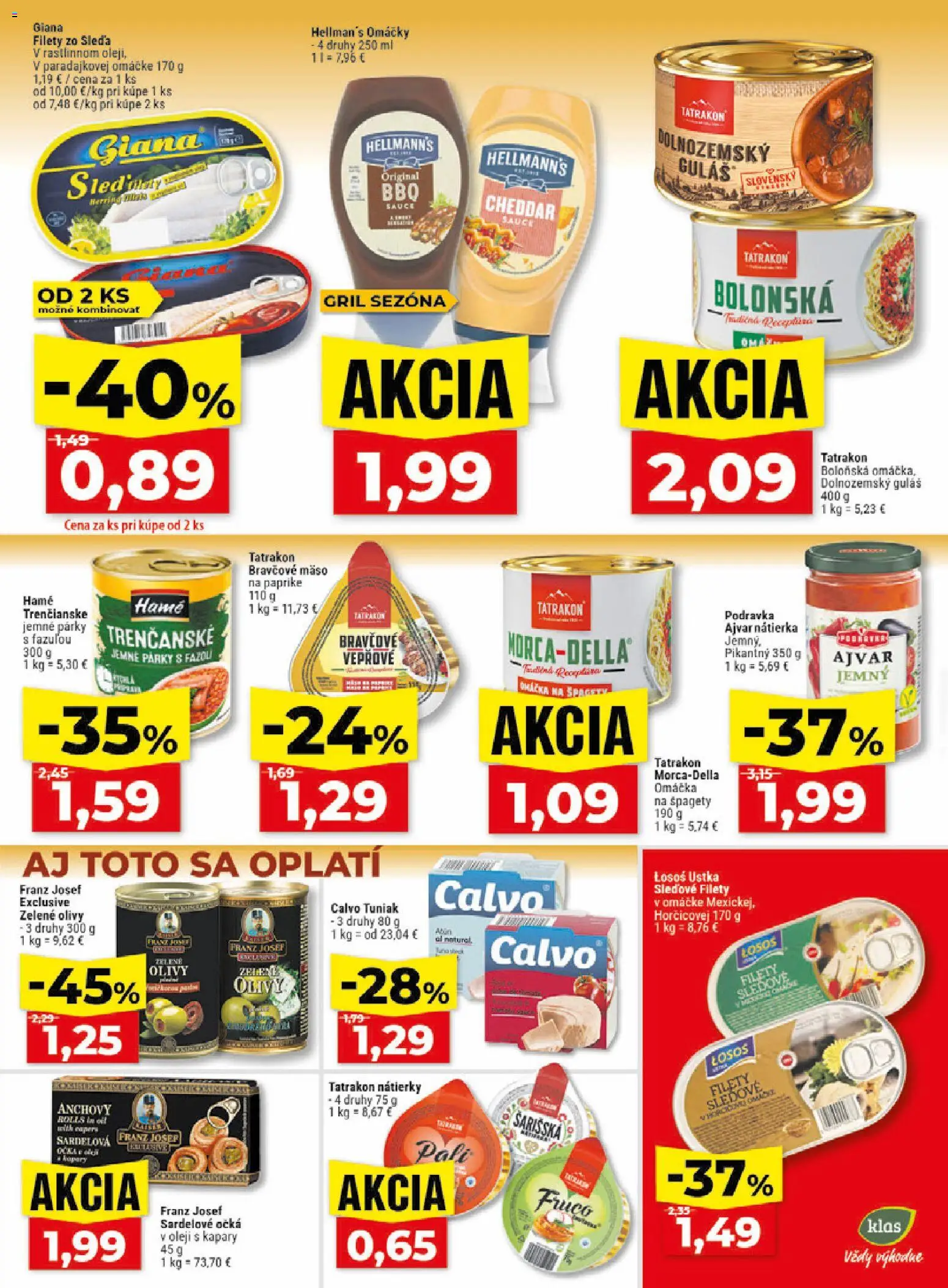 Nové Klas akcie – leták je platný od 22.06.2026 | Strana: 16