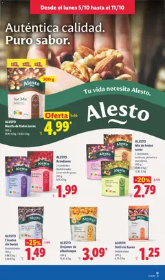 Vista previa ALESTO Orejones de albaricoque, 200 g válido desde el 05/10/2026 | Página: 13