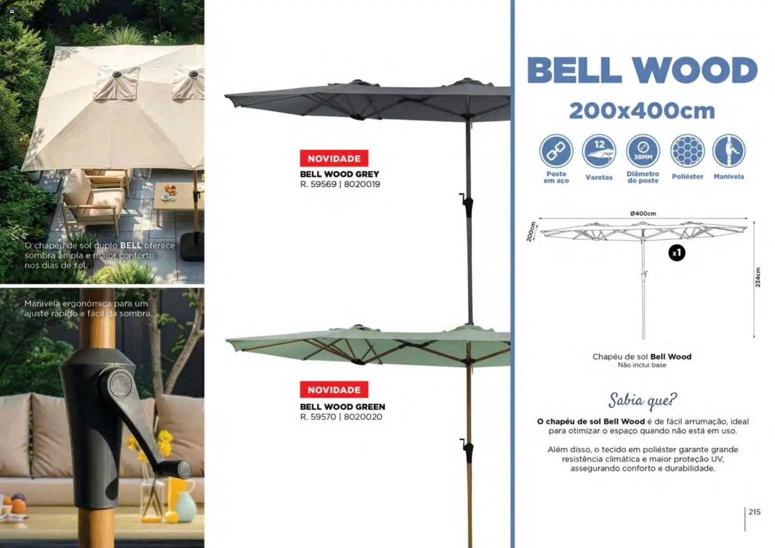 Espaço Casa folheto Ar Livre 2026 │ válido de 07.03.2026 | Página: 215 | Produtos: Chapéu, Base