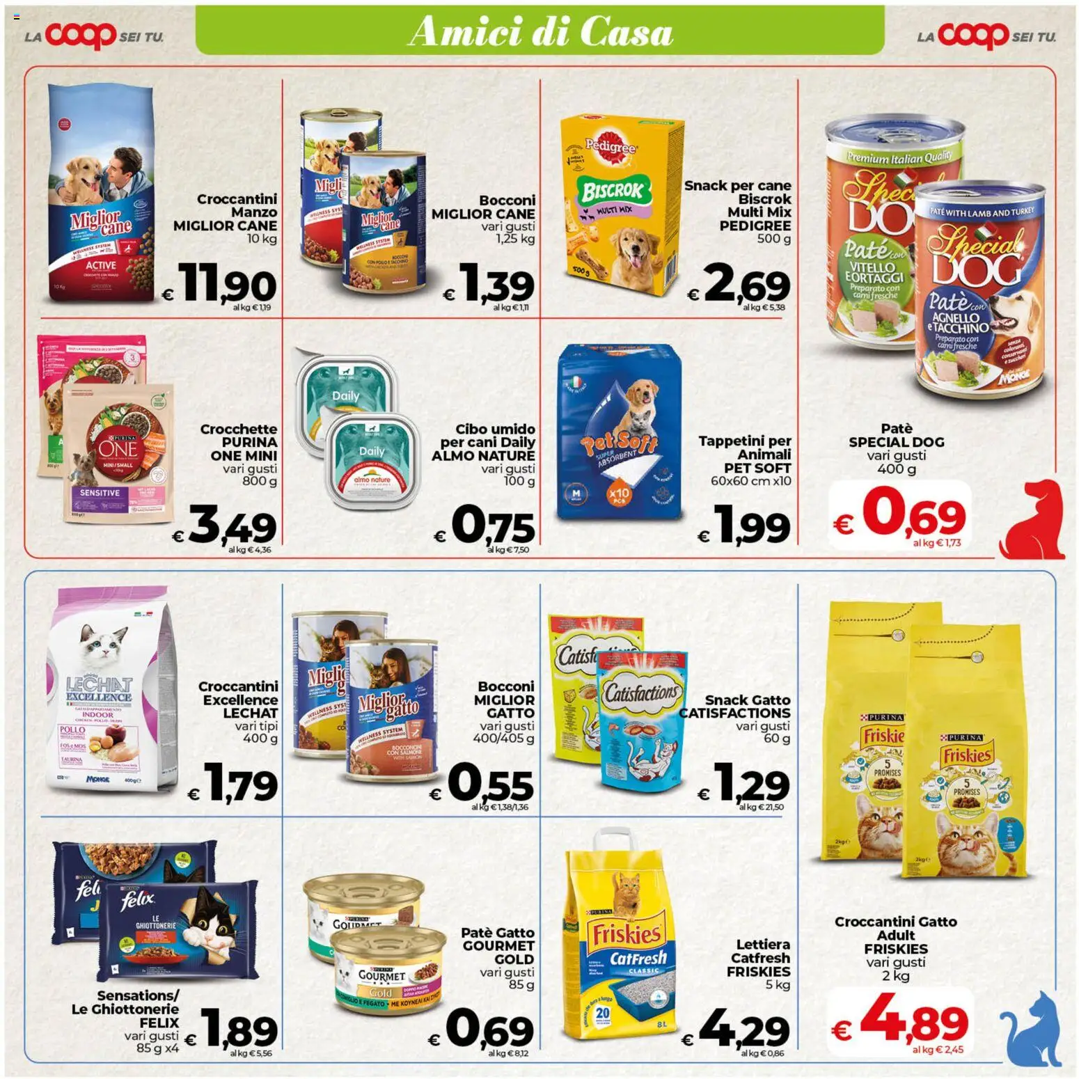 Volantino COOP del 04.06.2026 | Pagina: 29 | Prodotti: Pollo, Tacchino, Crocchette, Agnello