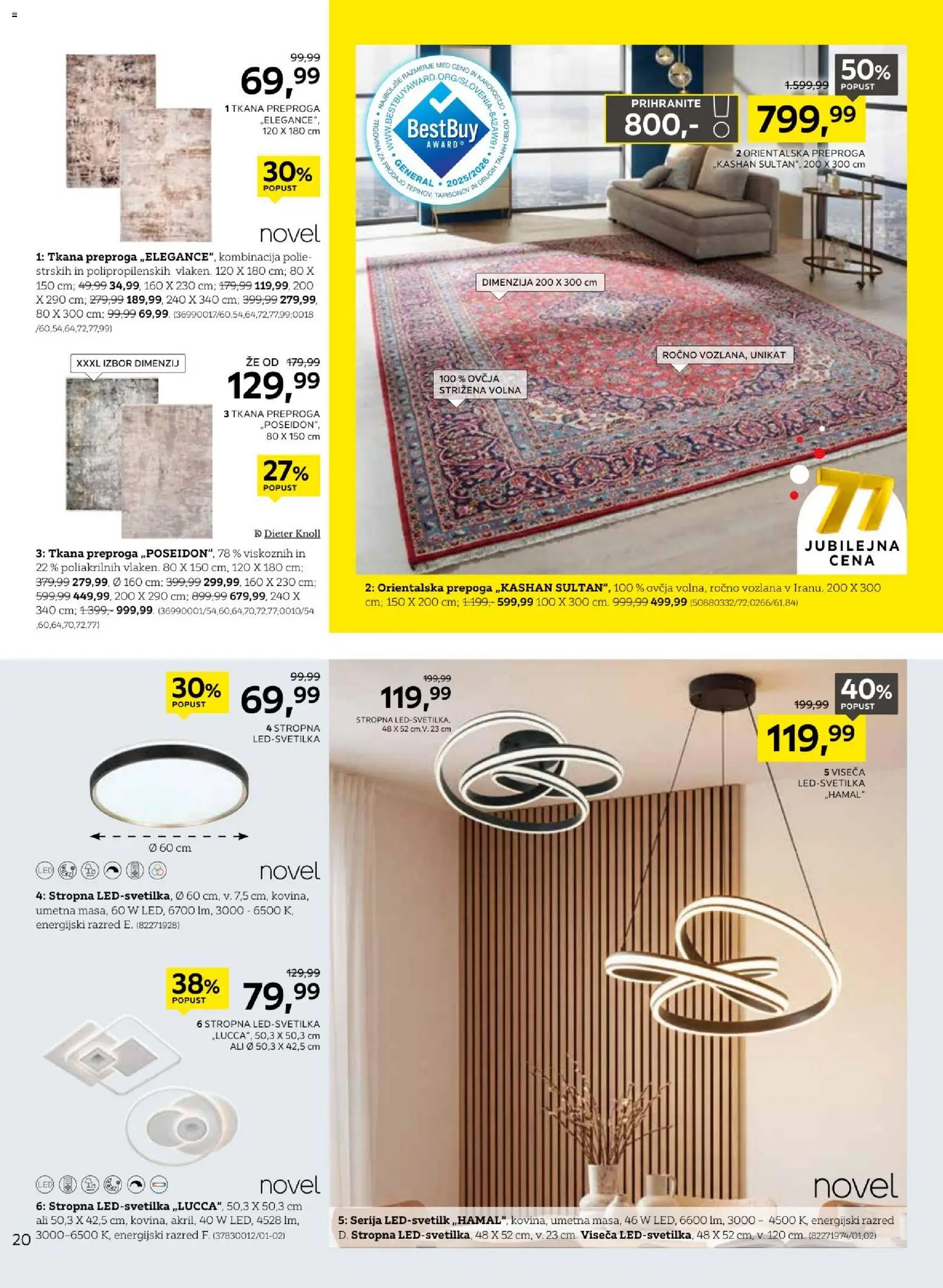Novi XXXL Lesnina katalog ponudbe – veljaven od 31.08.2026 | Stran: 20