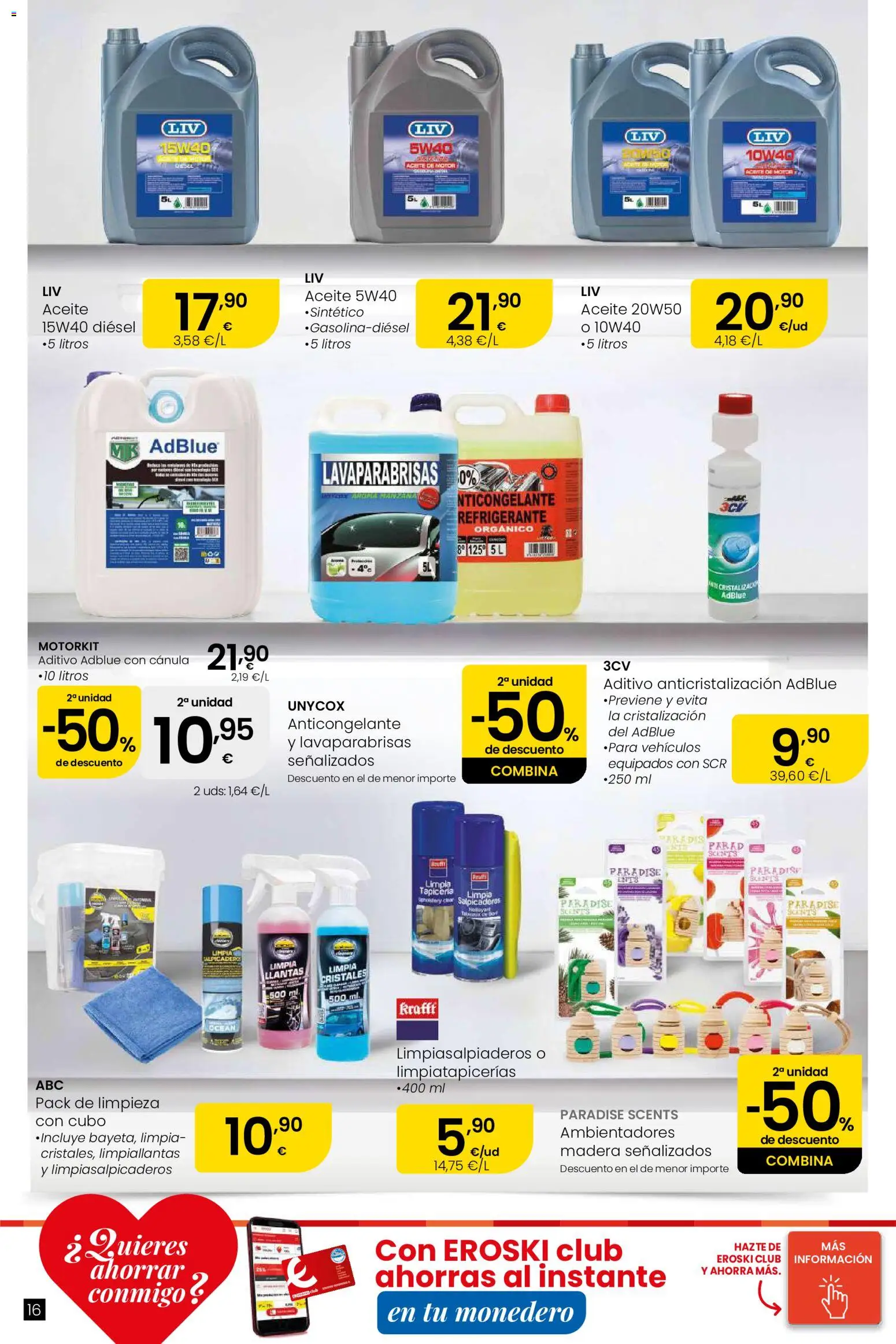 Eroski Oh! OFERTA Málaga │ válido desde el 11.06.2026 | Página: 16 | Productos: Aceite