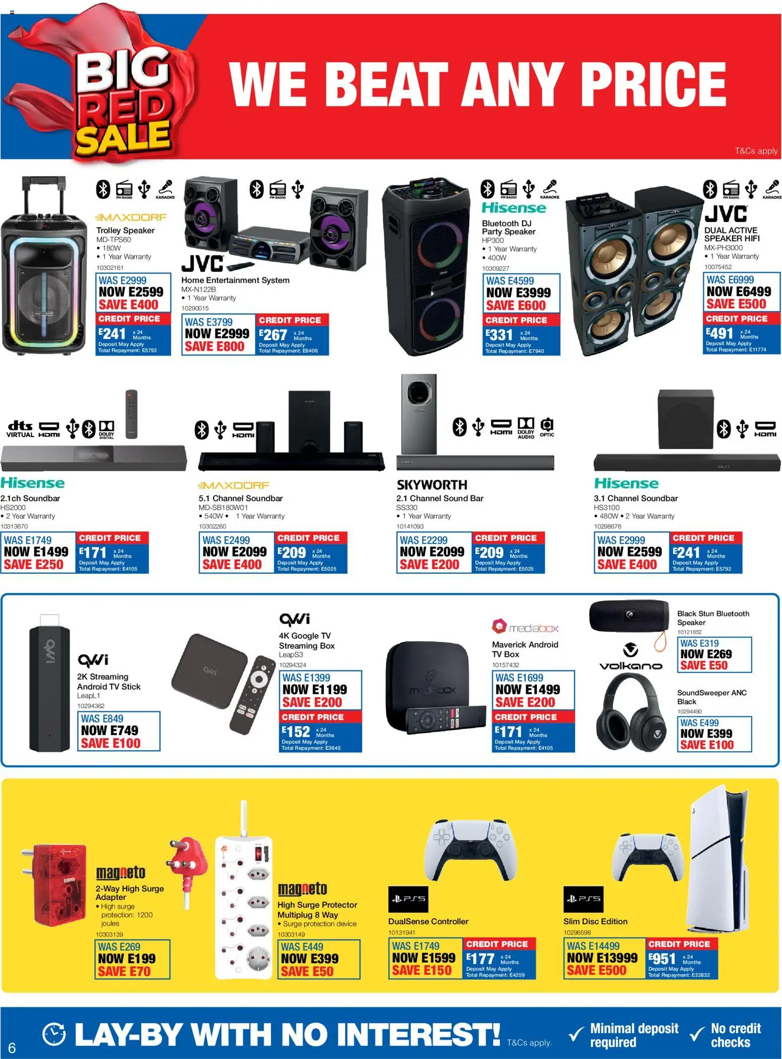 New OK Furniture catalogue – valid from 18.05.2026 | Page: 6 | Products: Adapter, Speaker, Box, Soundbar