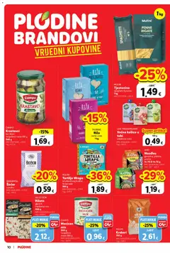 Plodine Riža, razne vrste 1 kg - Pregled kataloga iz trgovine Plodine, vrijedi od 28.10.2026 | Stranica: 10