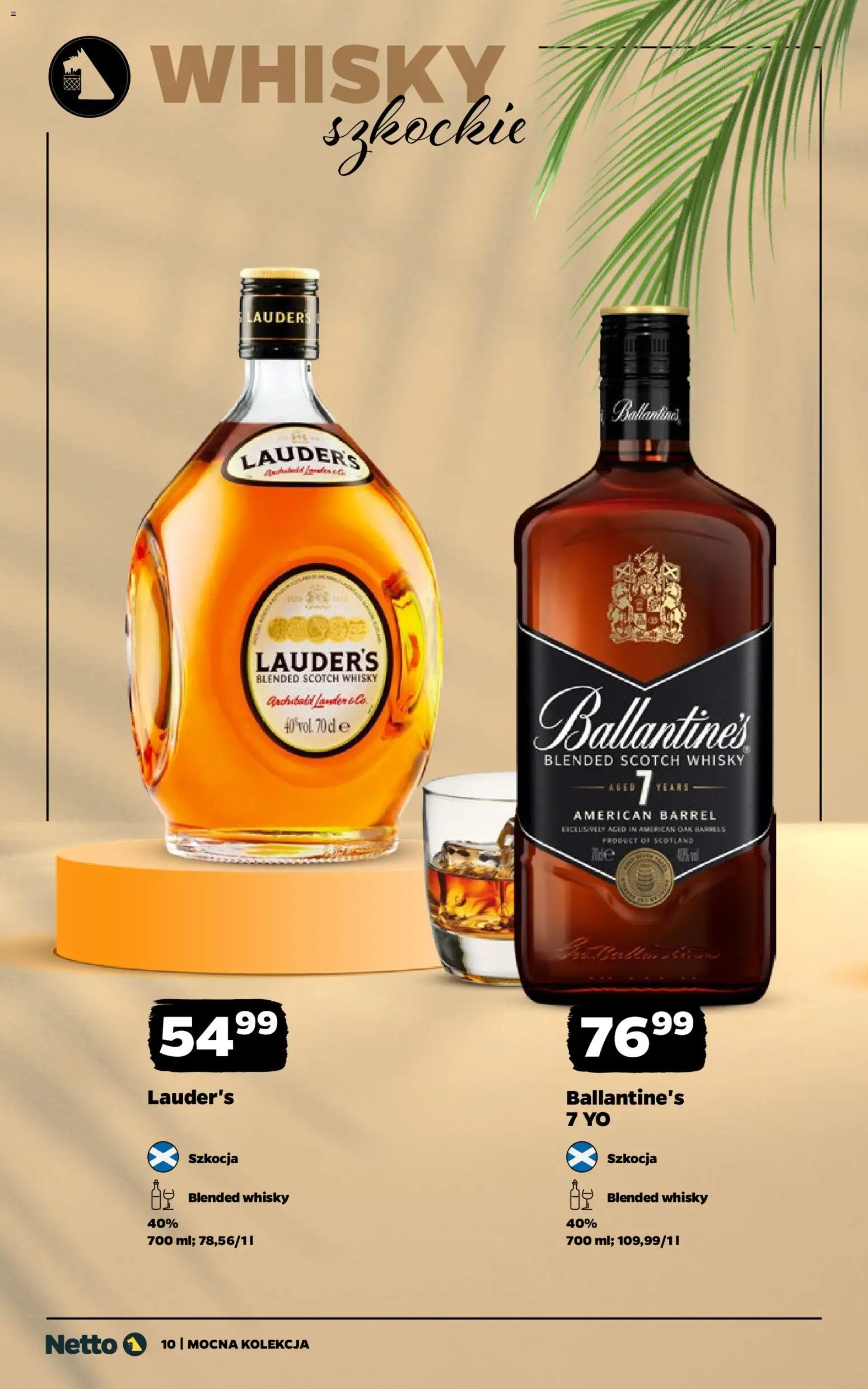 Netto gazetka - Mocne alkohole od 03.08.2026 | Strona: 10 | Produkty: Whisky