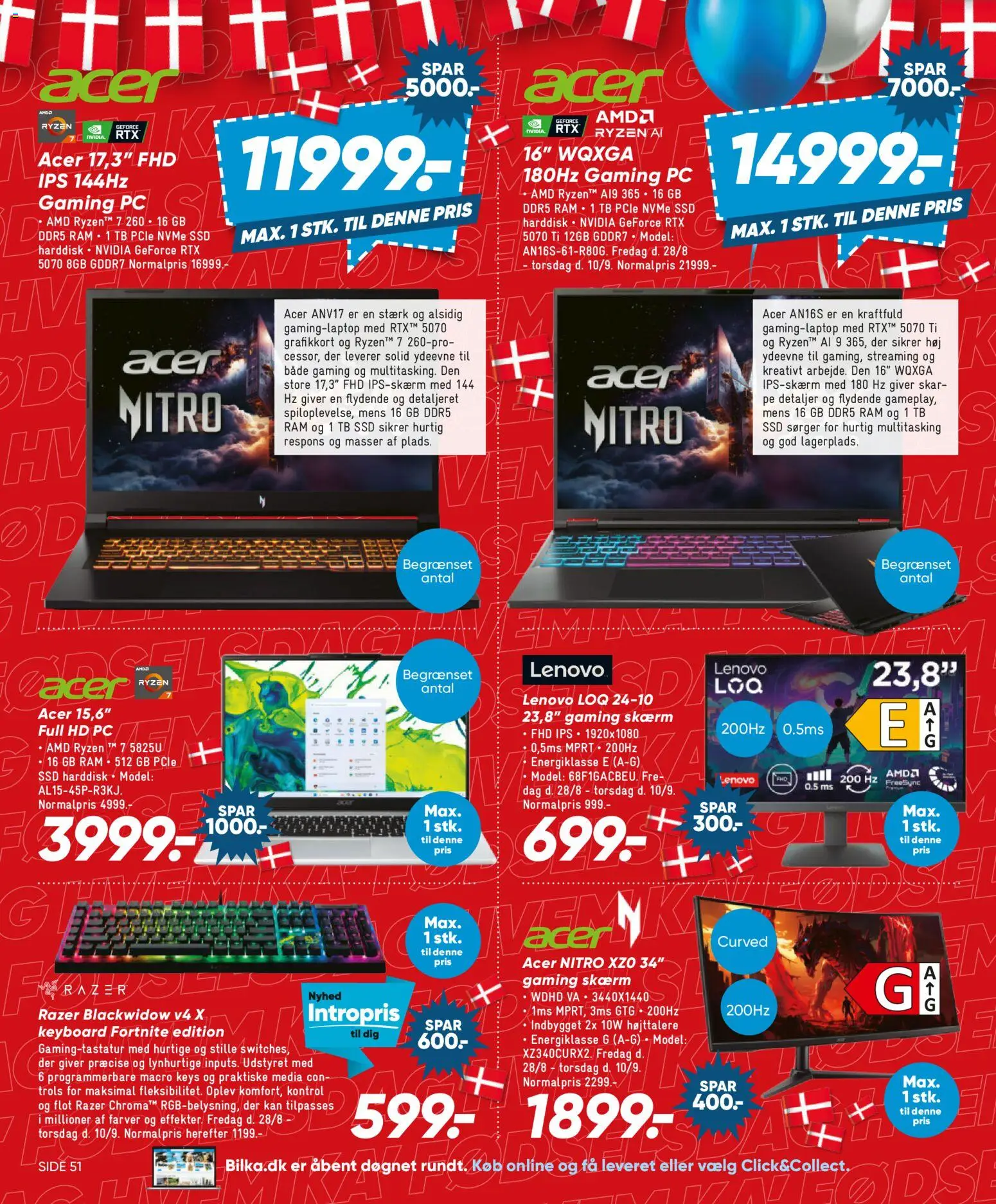 Bilka tilbudsavis – gyldig fra 28/08/2026 | Side: 18 | Produkter: Grafikkort, PC, Gaming Skærm, Harddisk