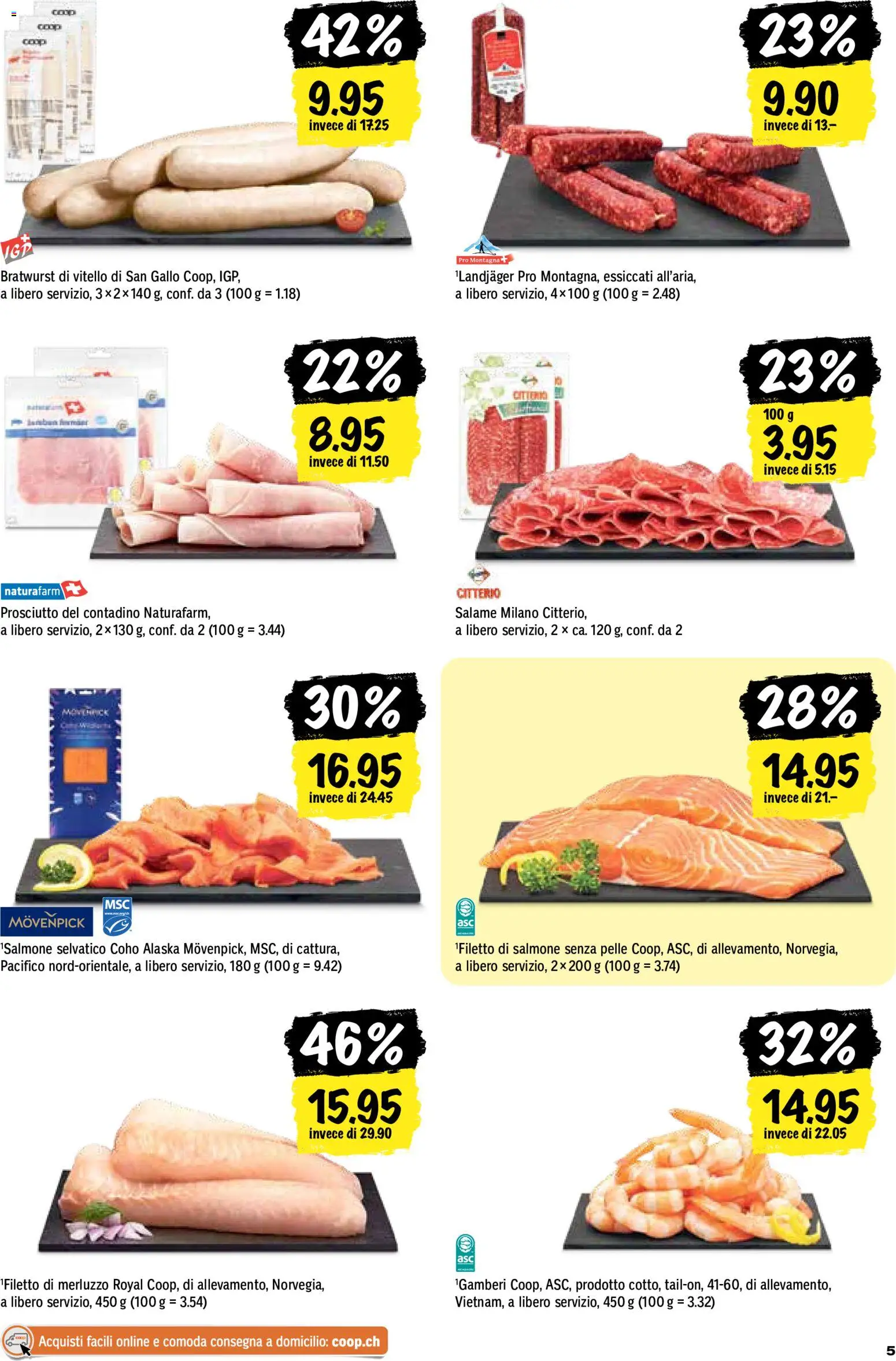 Coop aktionen IT – gültig ab 01.10.2026 | Seite: 5 | Produkte: Salami