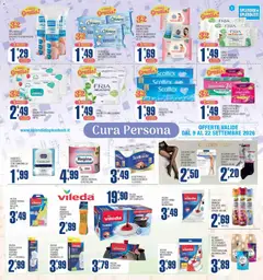 Anteprima del volantino Splendidi e Splendenti volantino valido a partire dal 09/09/2026 | Pagina: 9 | Prodotti: Slip, Scopa, Tè verde, Trucco