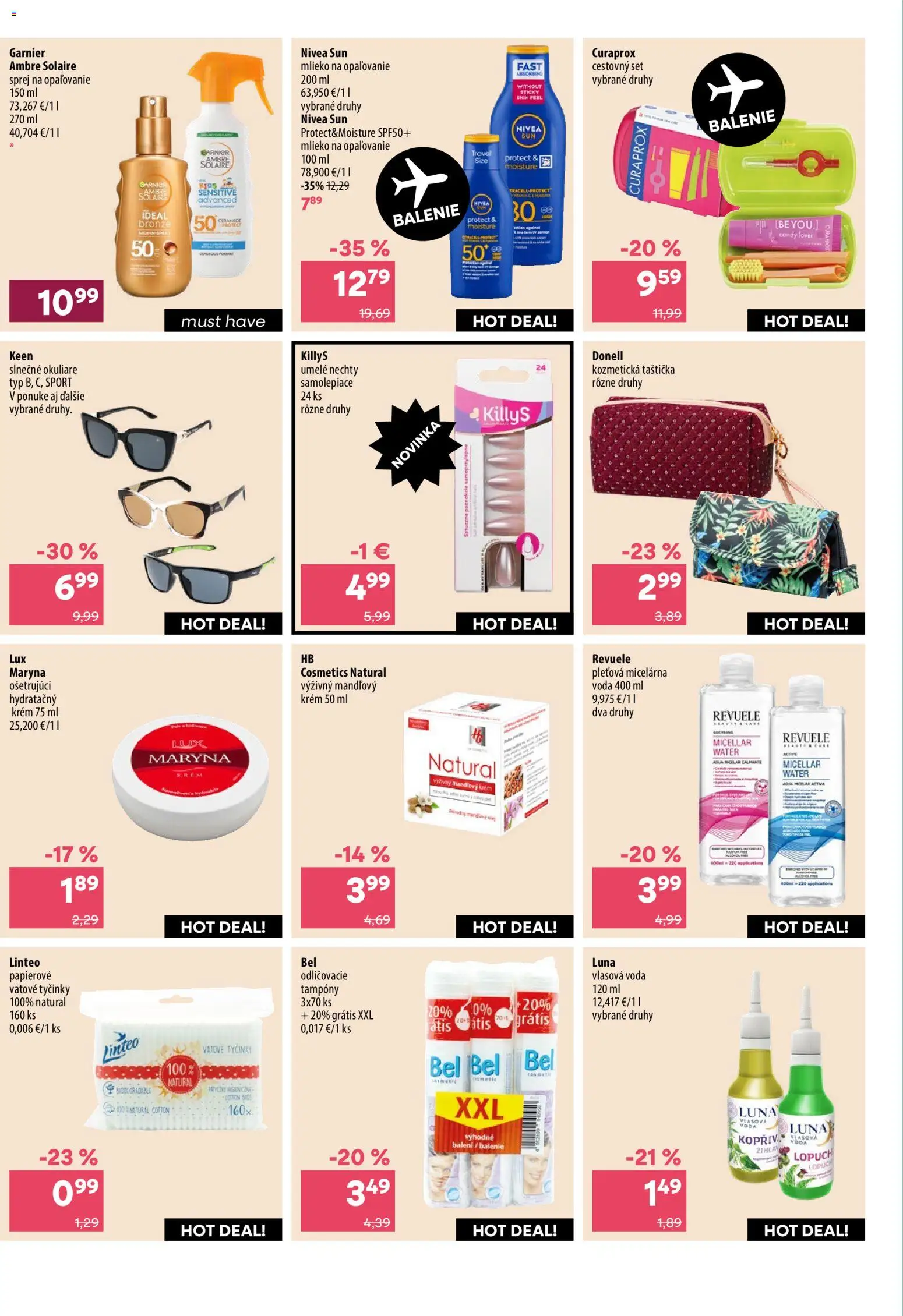 Nové 101 drogerie akcie – leták je platný od 08.07.2026 | Strana: 15 | Produkty: Mlieko, Olej, Nivea, Krém