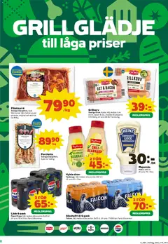 Coop Daglivs erbjudanden - Förhandsvisning av reklamblad från butik Coop Daglivs aktuell från 18.05.2026 | Sida: 2 | Produkter: Bacon, Pepsi, Grillkorv, Öl