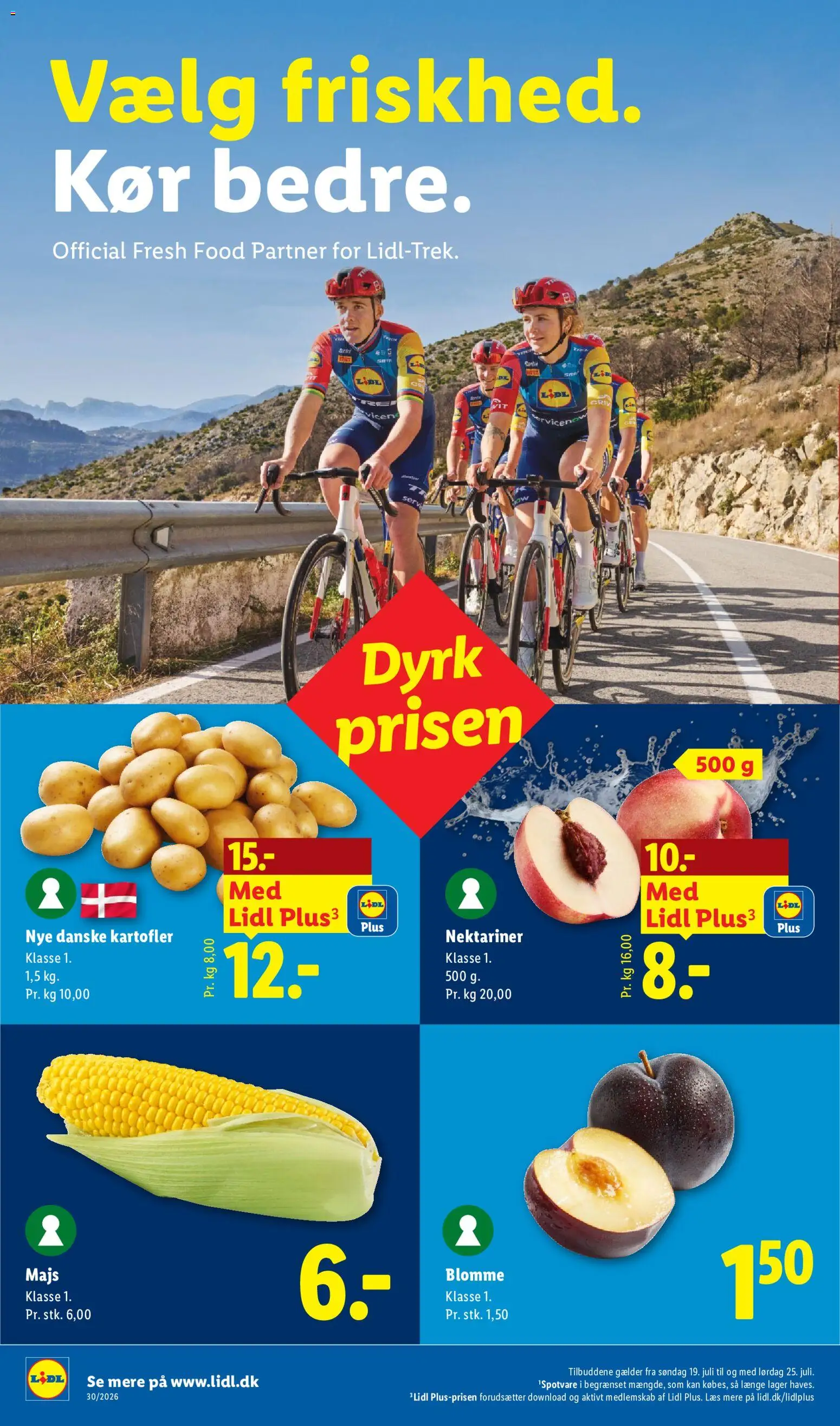 Lidl tilbudsavis – gyldig fra 19/07/2026 | Side: 2 | Produkter: Kartofler, Majs, Nektariner, Søm