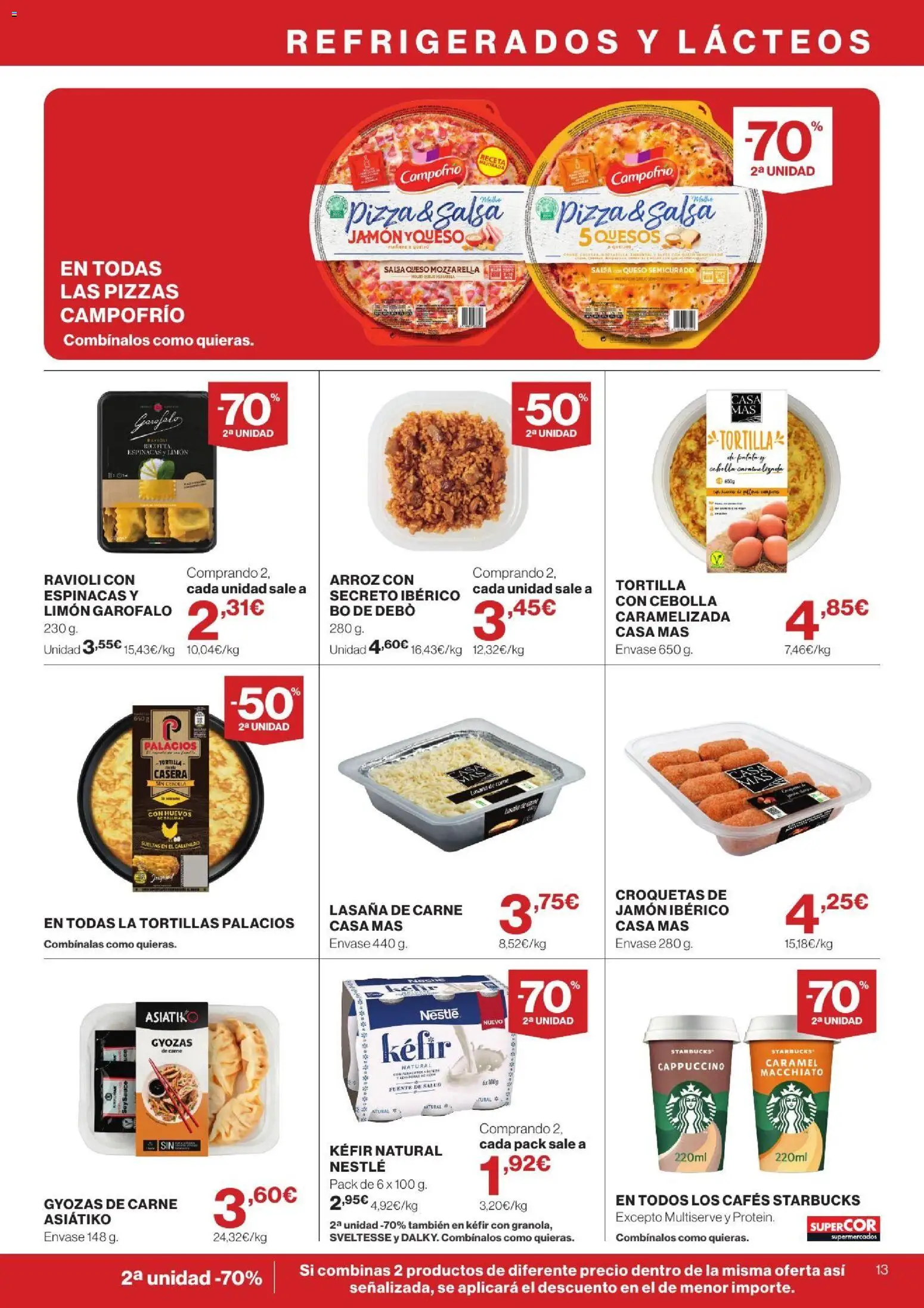 Supercor Canarias │ válido desde el 24/09/2026 | Página: 13 | Productos: Jamón, Pizza, Cebolla, Lasaña