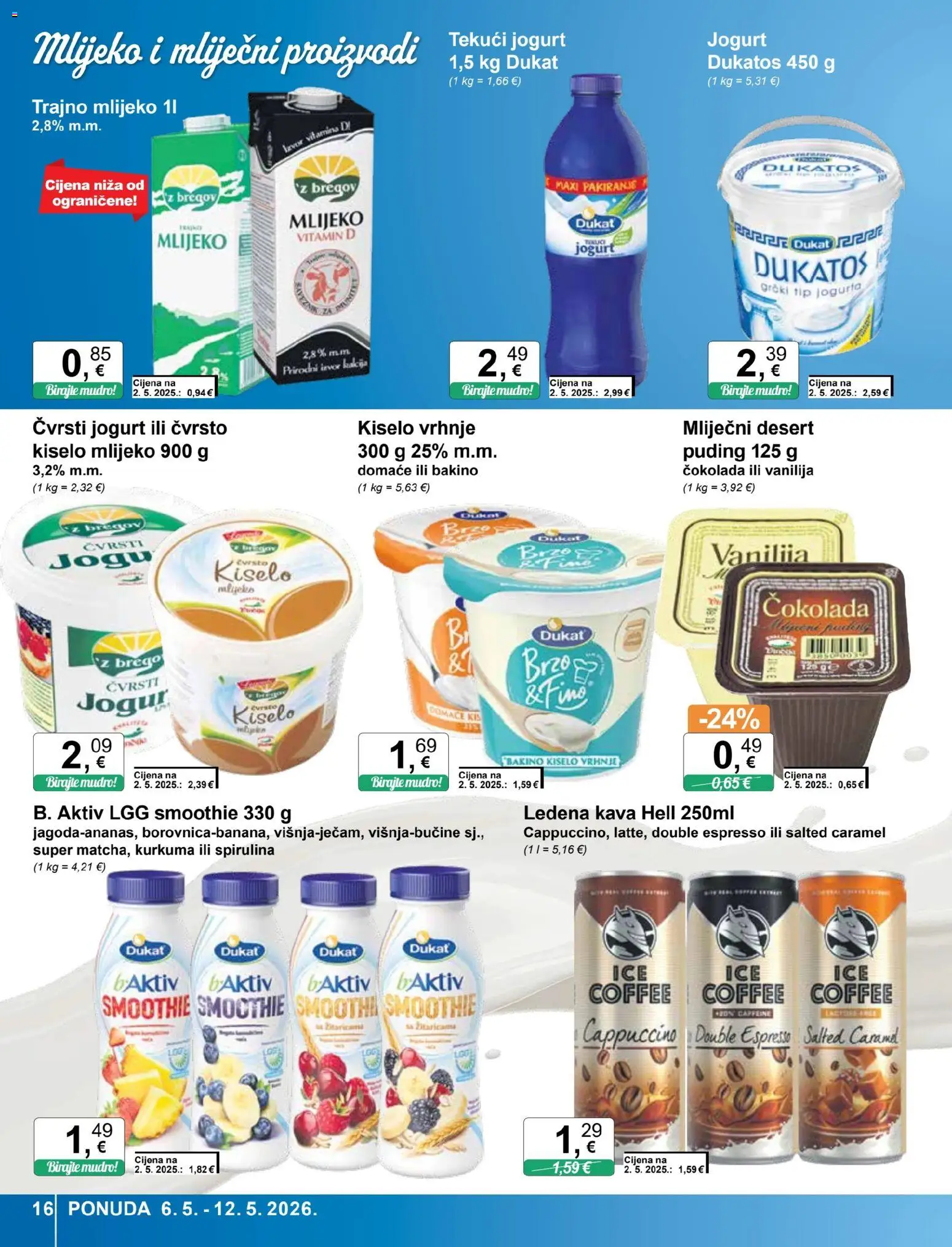KTC katalog | vrijedi od 06.05.2026 | Stranica: 16 | Proizvodi: Hell, Kava, Puding, Smoothie