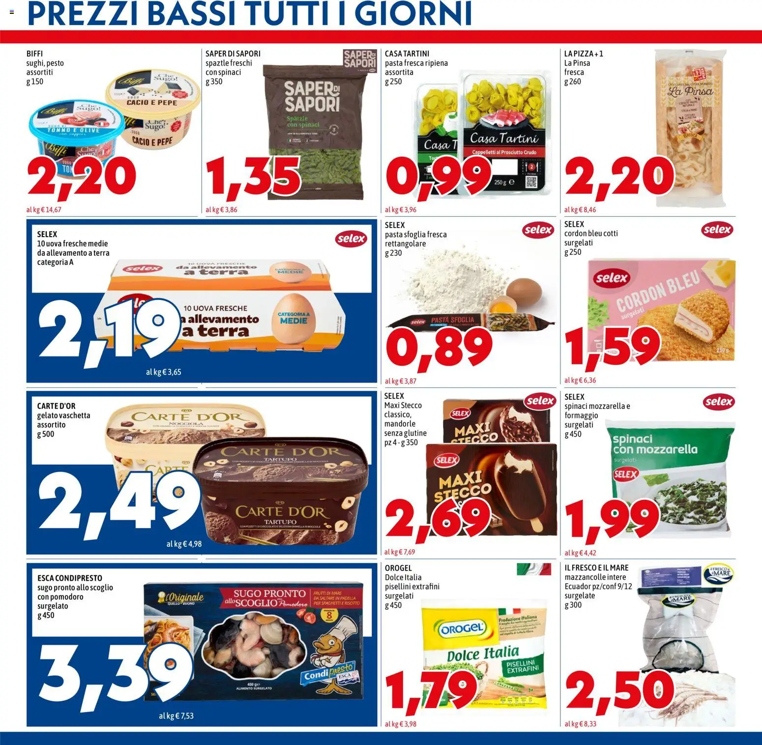 Volantino Mega del 20/08/2026 | Pagina: 5 | Prodotti: Pomodoro, Prosciutto, Padella, Sugo
