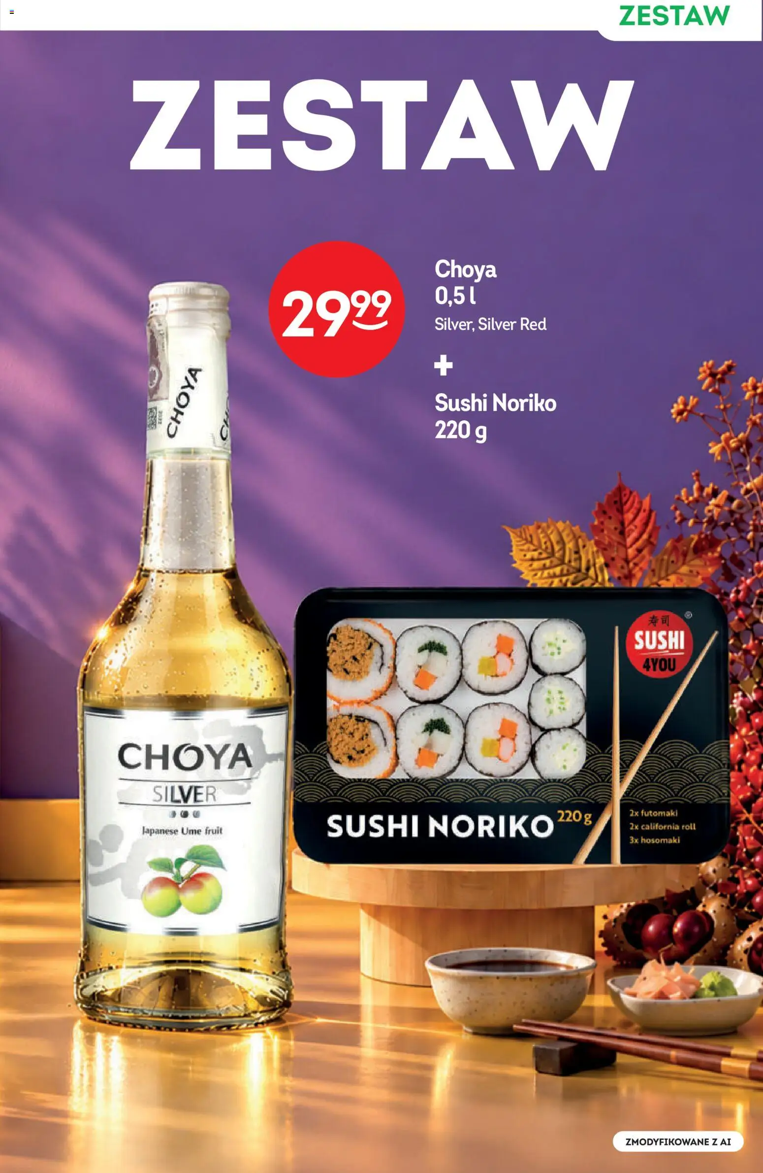 Żabka gazetka - Katalog win od 28.10.2026 | Strona: 15 | Produkty: Sushi