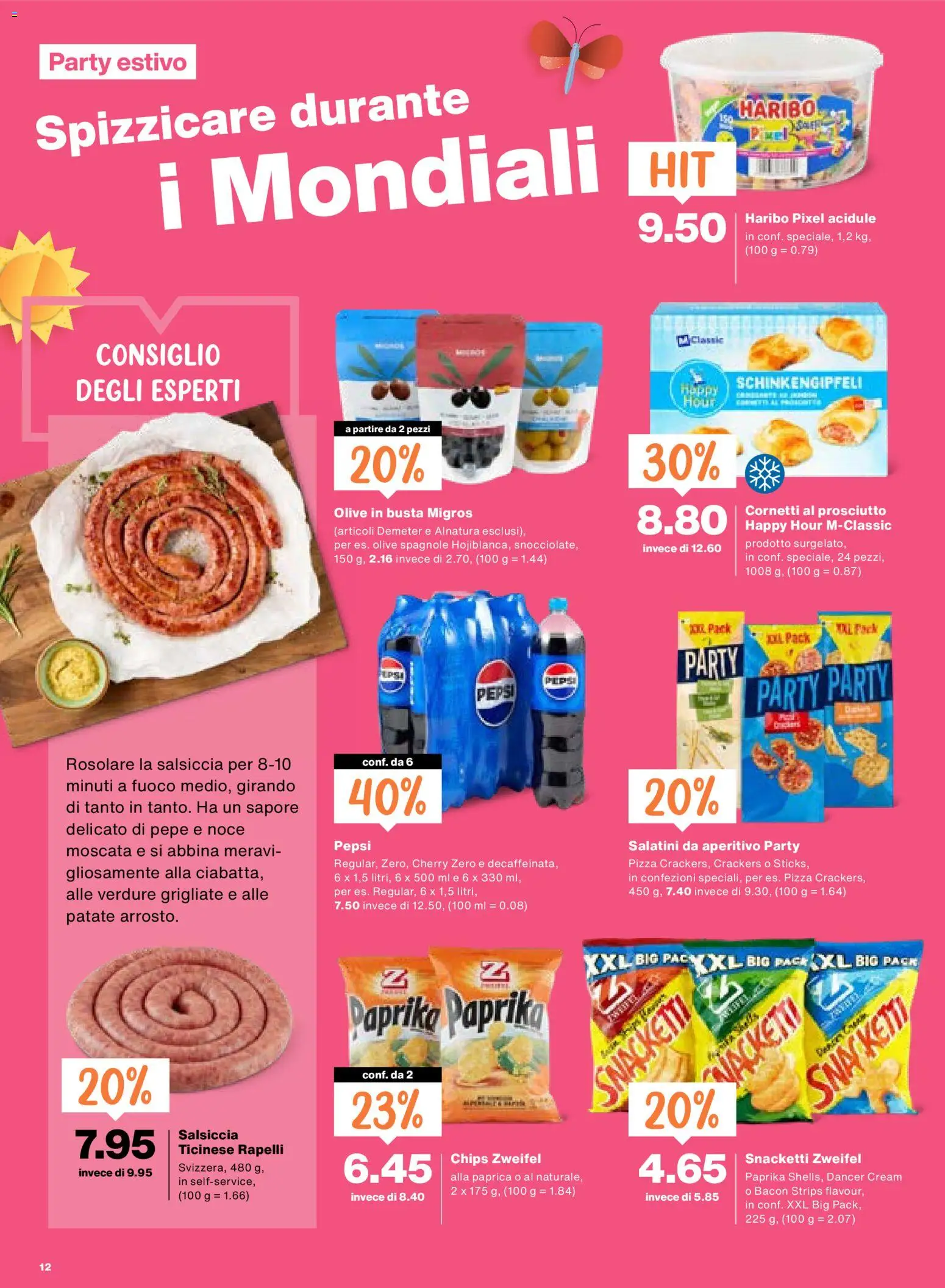 Migros aktionen IT – gültig ab 18.06.2026 | Seite: 12 | Produkte: Ridge, Pizza, Chips