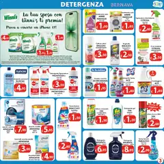 Anteprima del volantino Bernava volantino valido a partire dal 02.05.2026 | Pagina: 3 | Prodotti: Iphone, Deodorante auto, Smacchiatore, Candeggina