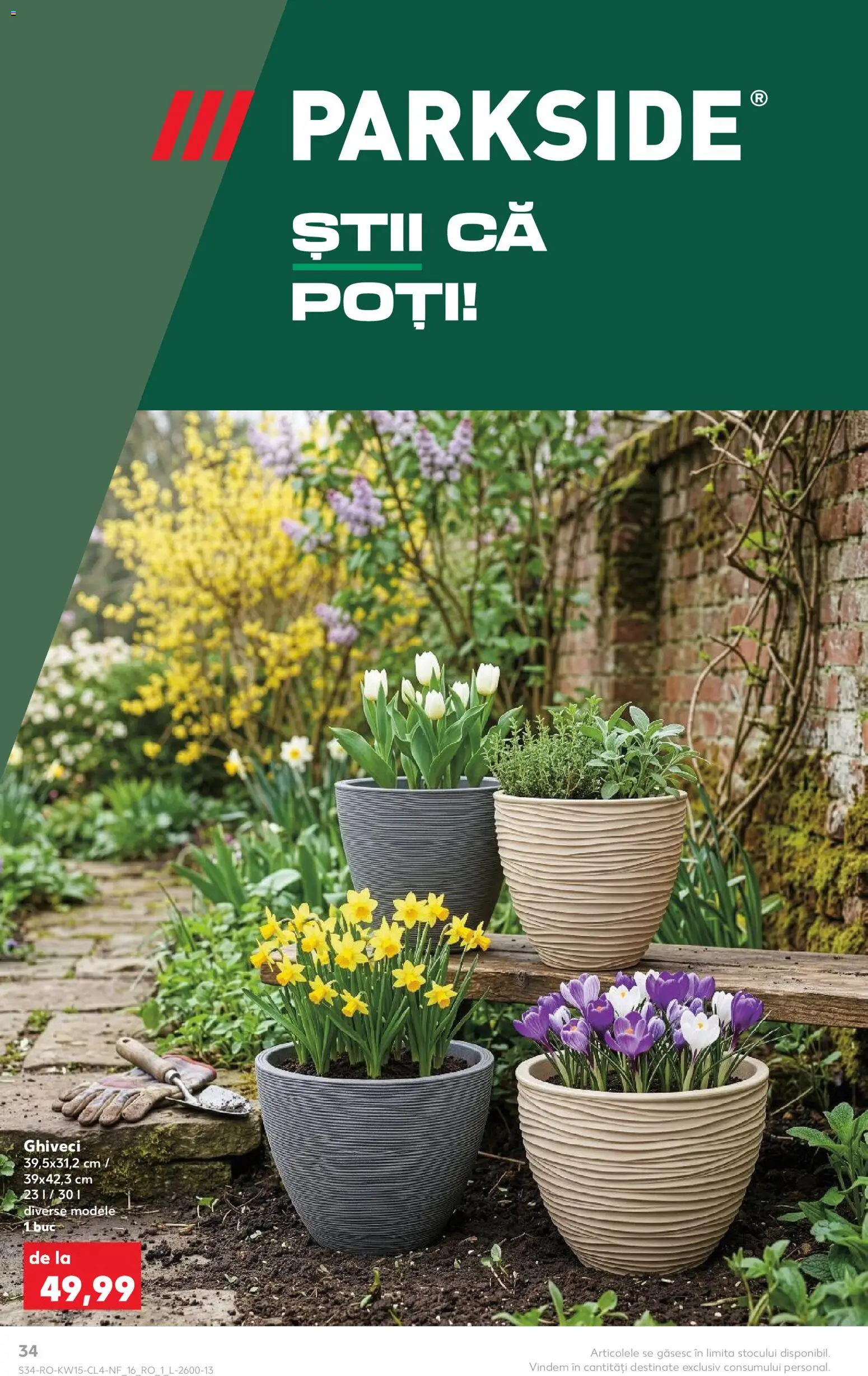 Noul catalog Kaufland – valabil de la 08.04.2026 | Pagină: 34 | Produse: Ghiveci