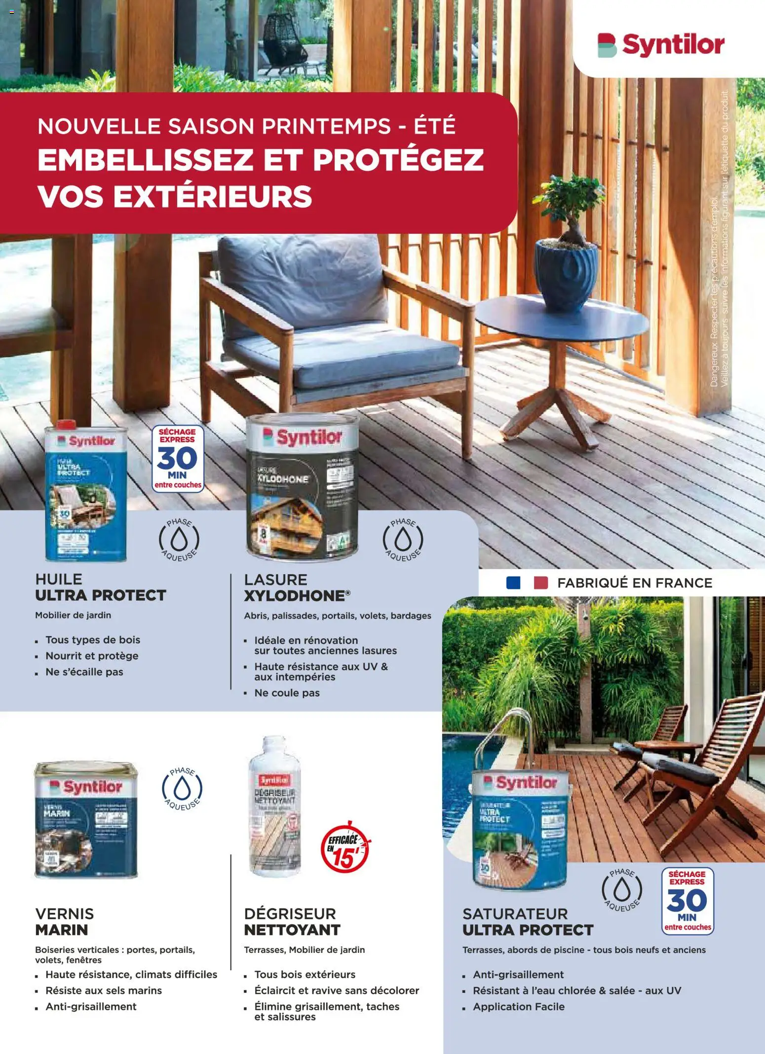{H1} | Page: 103 | Produits: Couches, Mobilier de jardin, Piscine, Huile