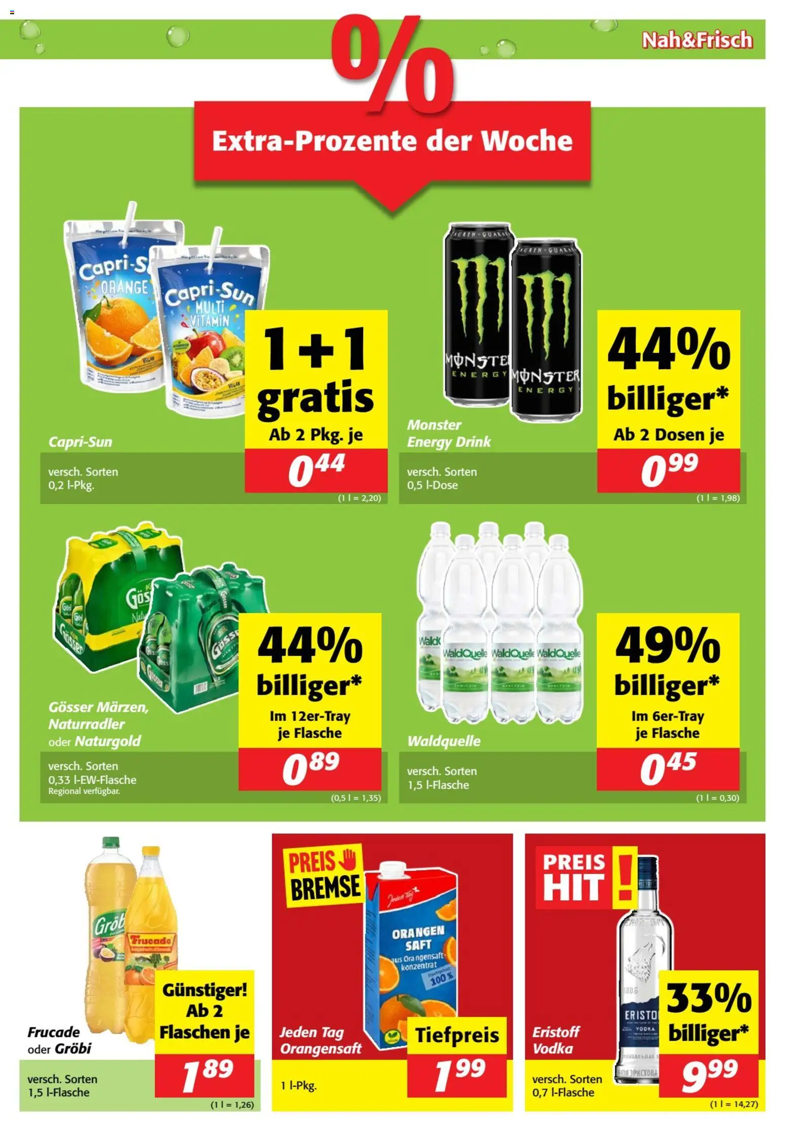 Nah und Frisch Flugblatt gültig ab 03.06.2026 | Seite: 11 | Produkte: Saft, Orangen