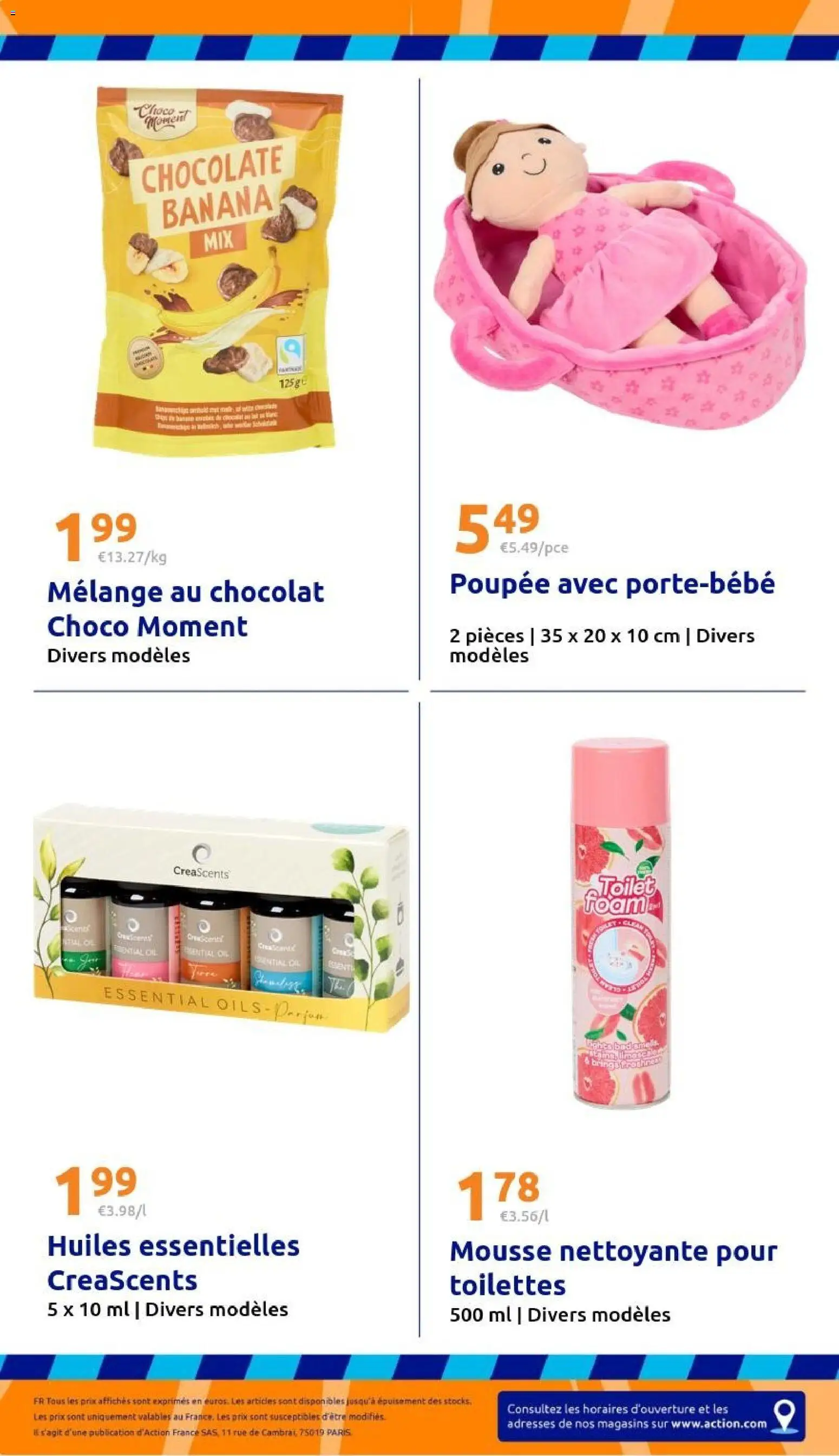 {H1} | Page: 34 | Produits: Poupée, Mousse, Toilettes, Chocolat