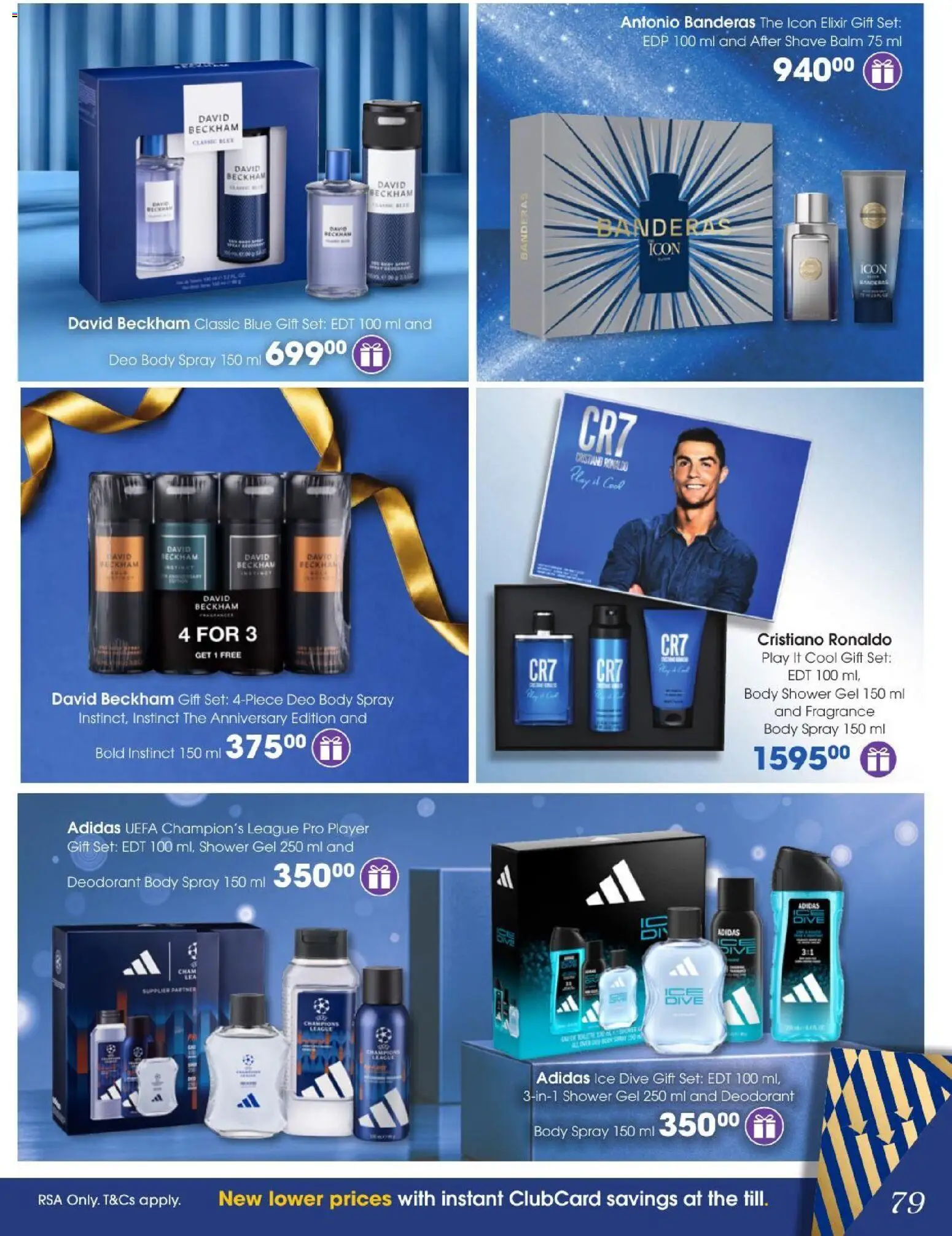 New Clicks catalogue – valid from 27/10/2026 | Page: 79 | Products: Player, Shower, Body spray, Fragrance