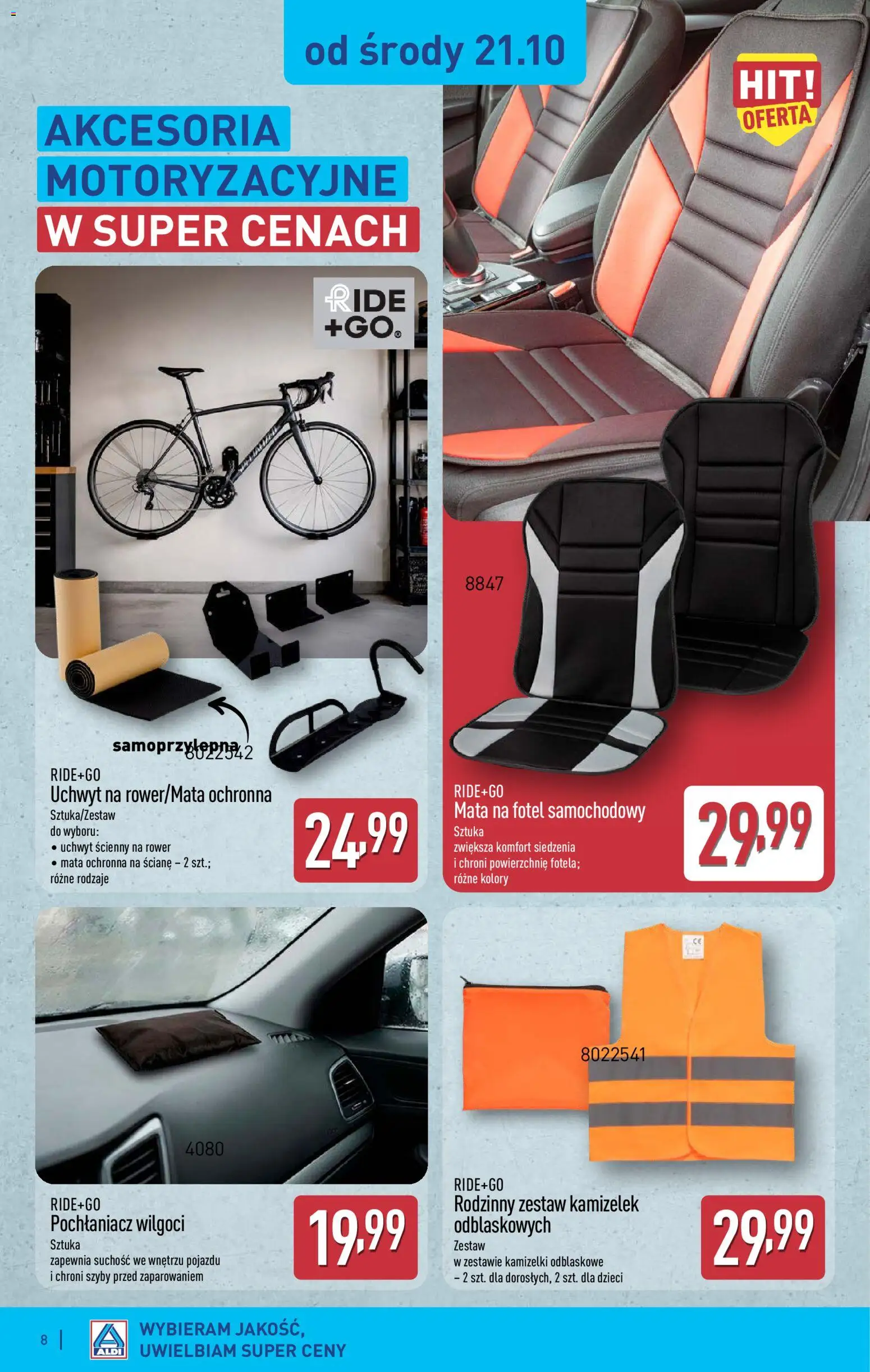 Aldi gazetka - Artykuły przemysłowe i tekstylia od 21.10.2026 | Strona: 8