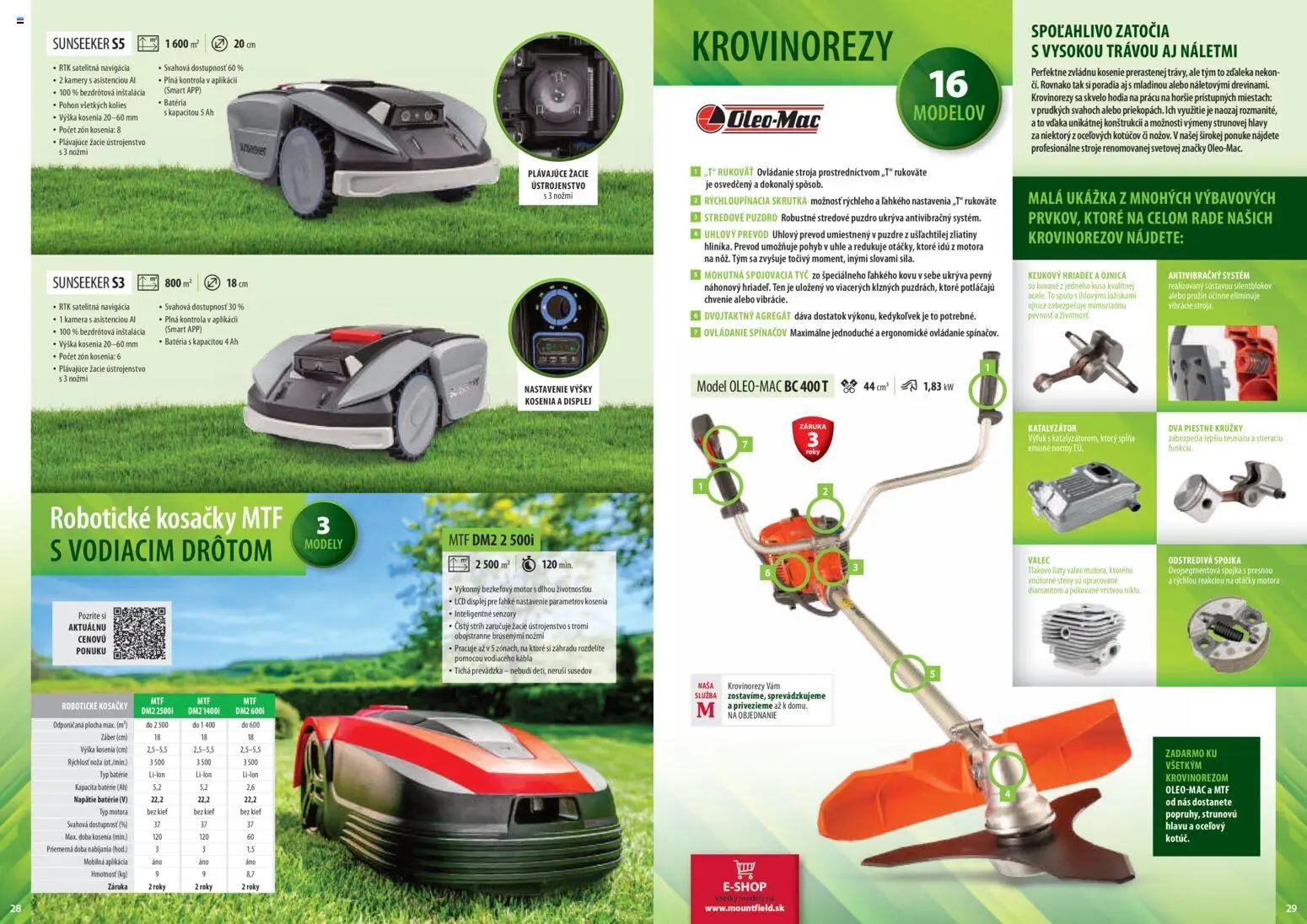 Nové Mountfield akcie – leták je platný od 25.03.2026 | Strana: 15 | Produkty: Kosačky, Navigácia, Kamera, Puzdro