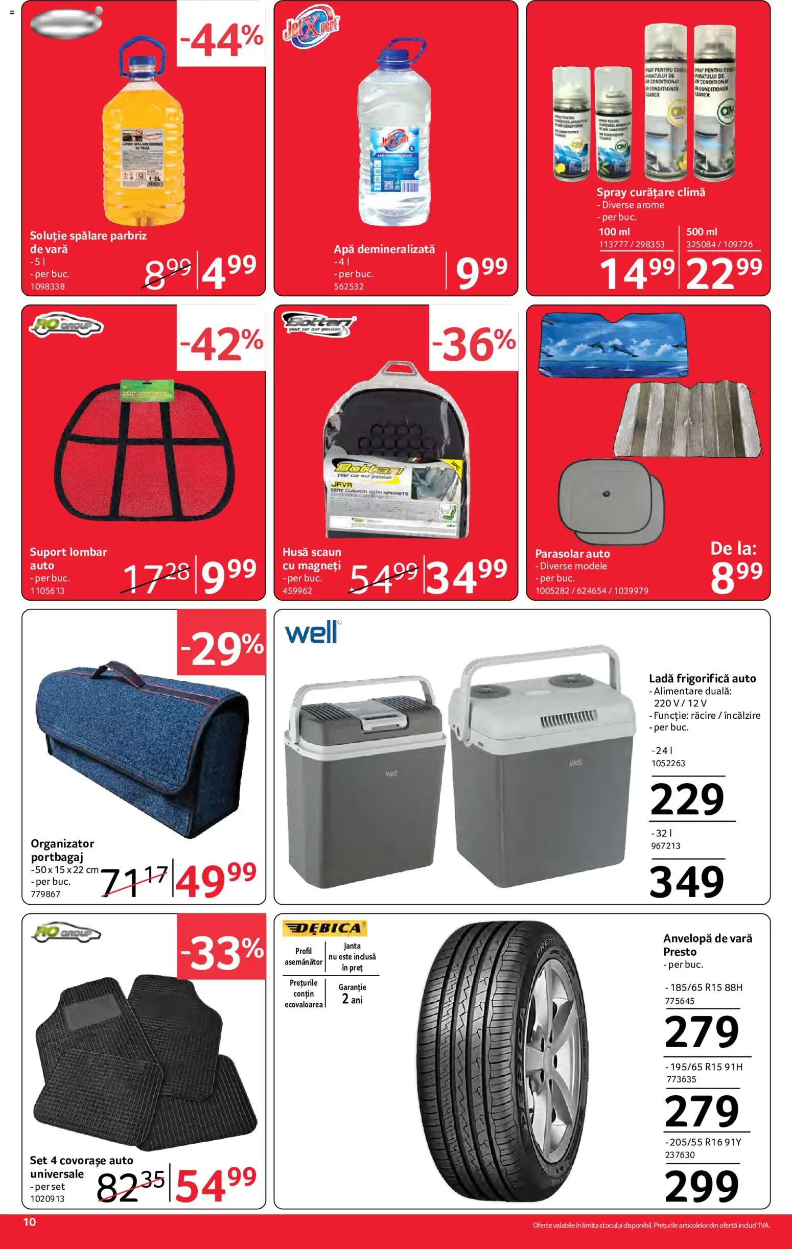Noul catalog Selgros – valabil de la 26.06.2026 | Pagină: 10 | Produse: Scaun, Apă, Ladă frigorifică