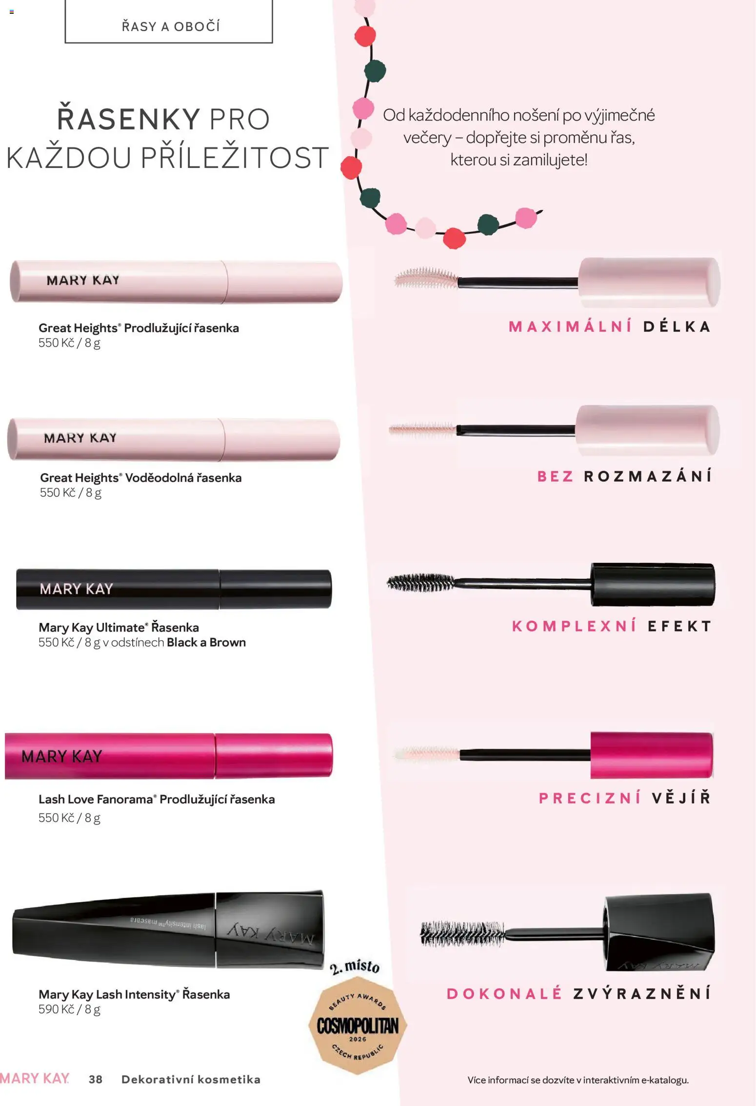 Mary Kay kniha o kráse od 30.09.2026 | Strana: 38 | Produkty: Řasenka
