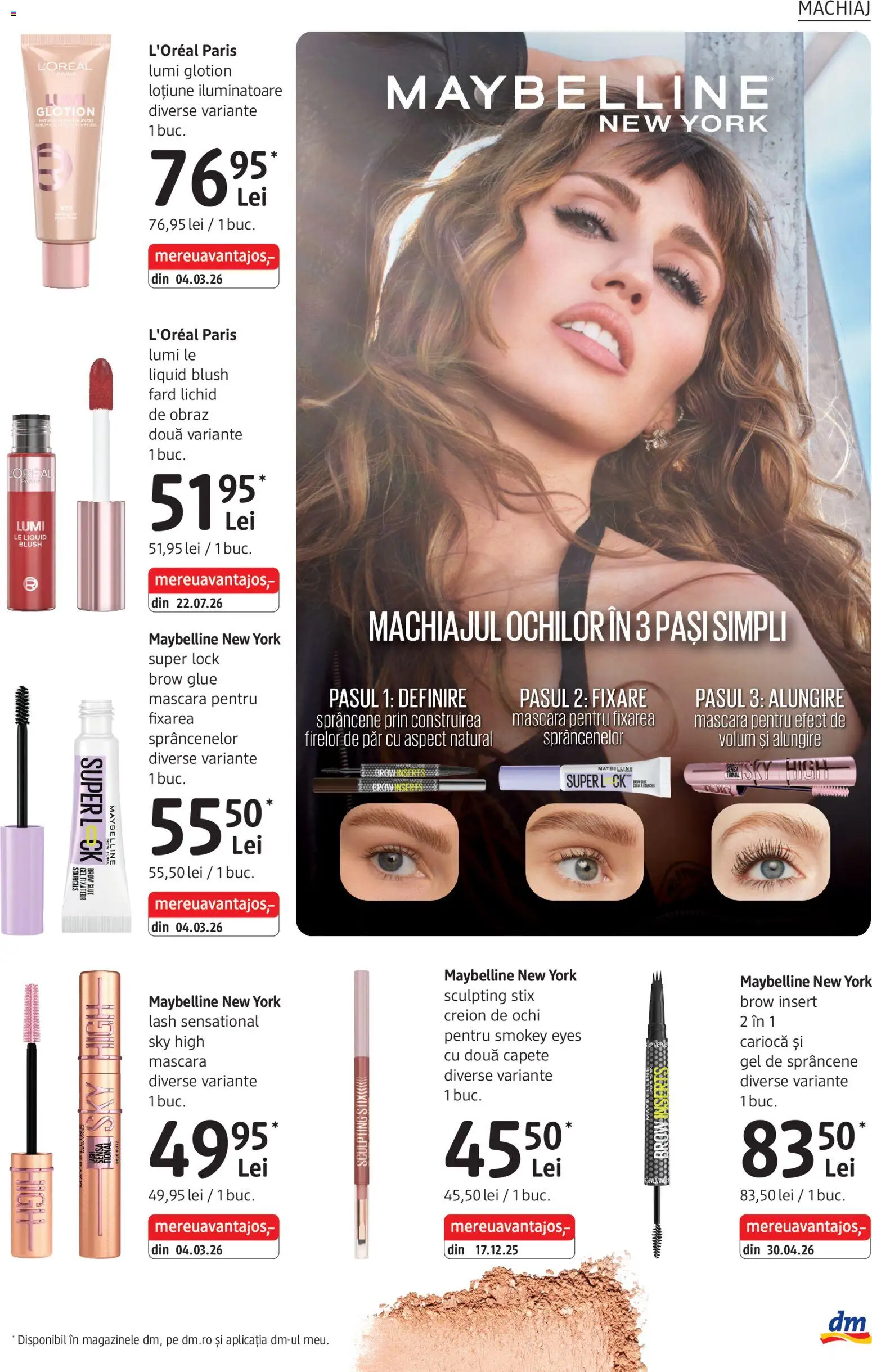 Noul catalog DM drogeriemarkt – valabil de la 27.08.2026 | Pagină: 9 | Produse: Ochi, Machiaj, Blush, Creion de ochi
