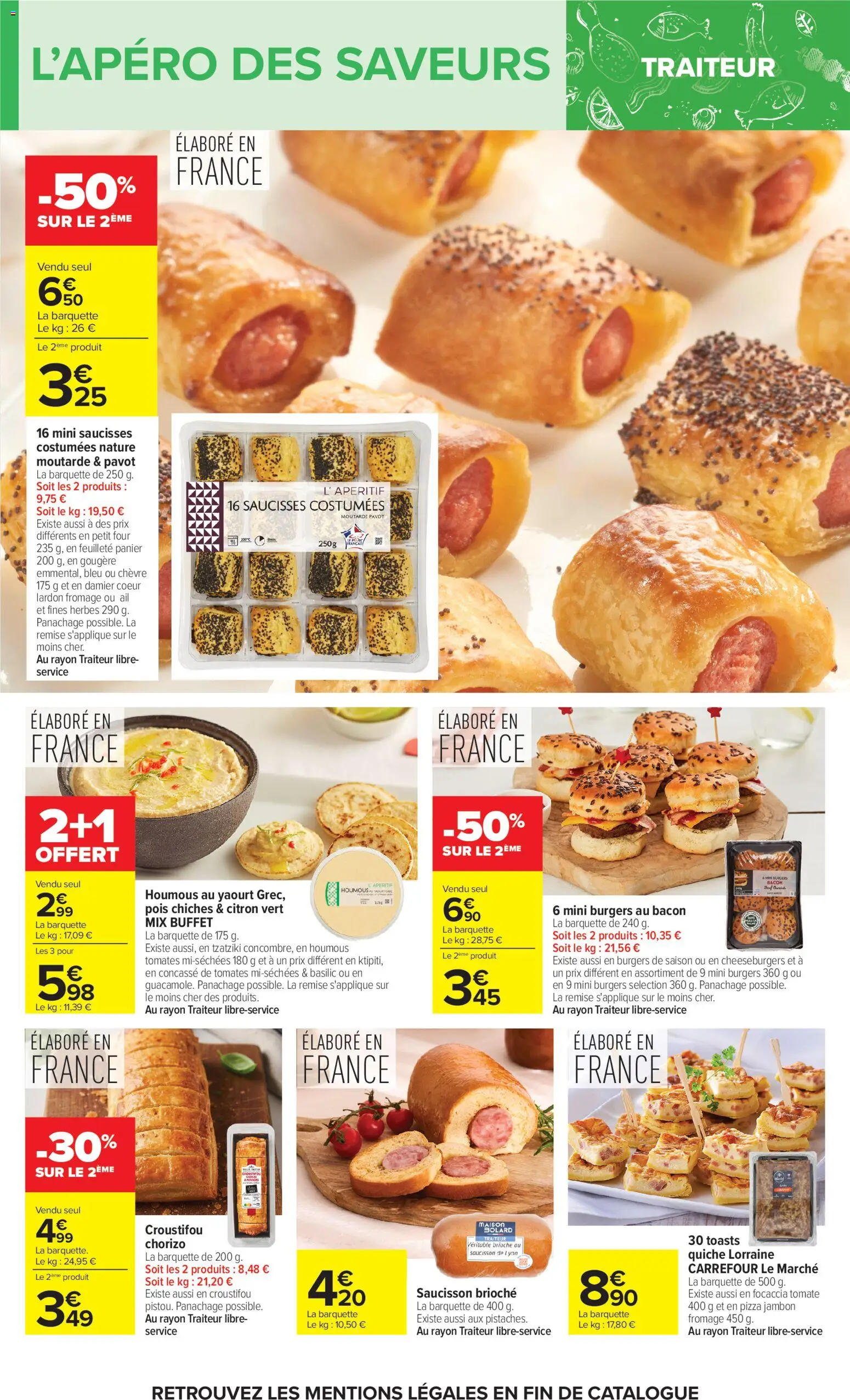 {H1} | Page: 24 | Produits: Ail, Pois chiches, Panier, Pizza