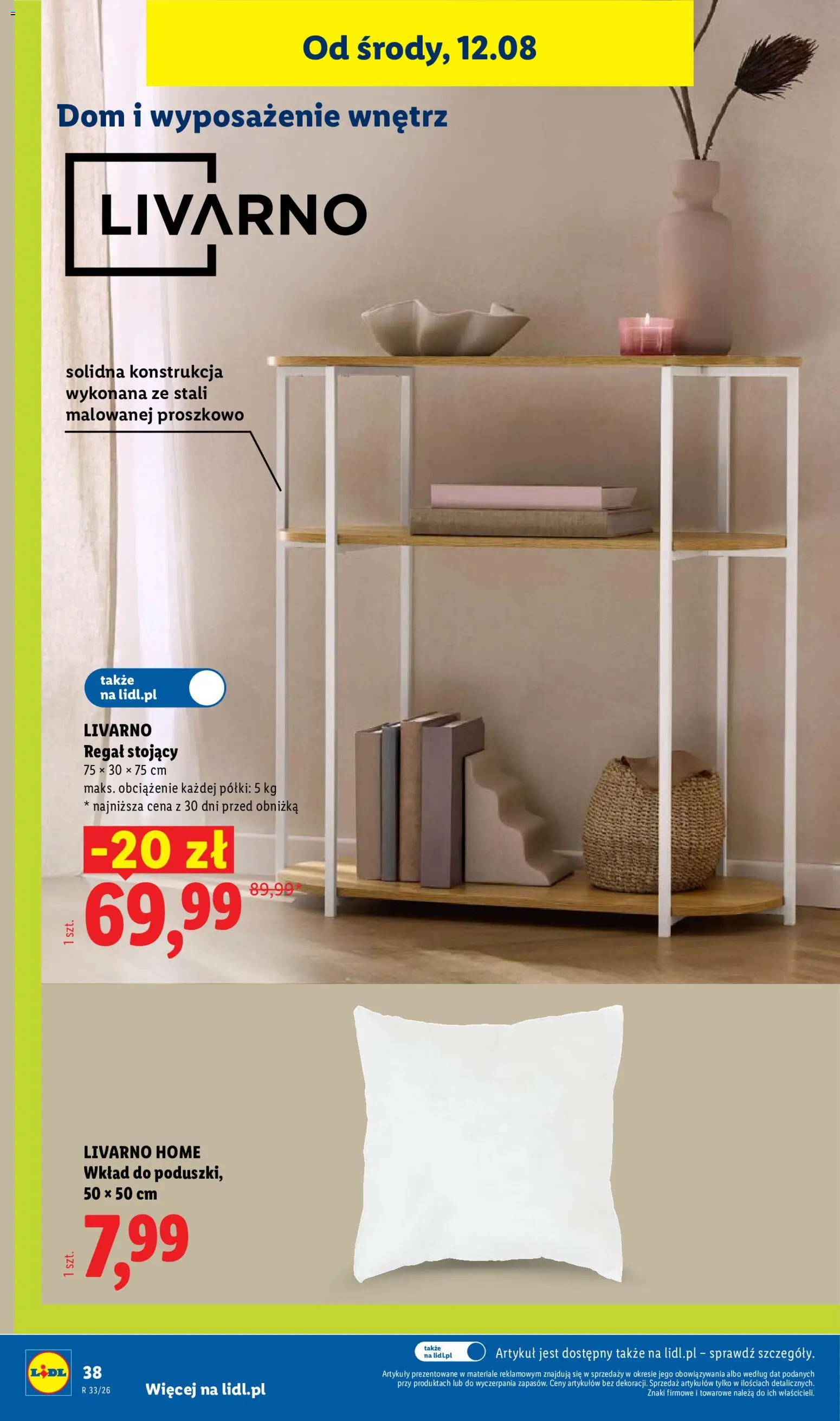 Lidl Polsko katalog od 10.08.2026 | Strana: 48 | Produkty: Regál